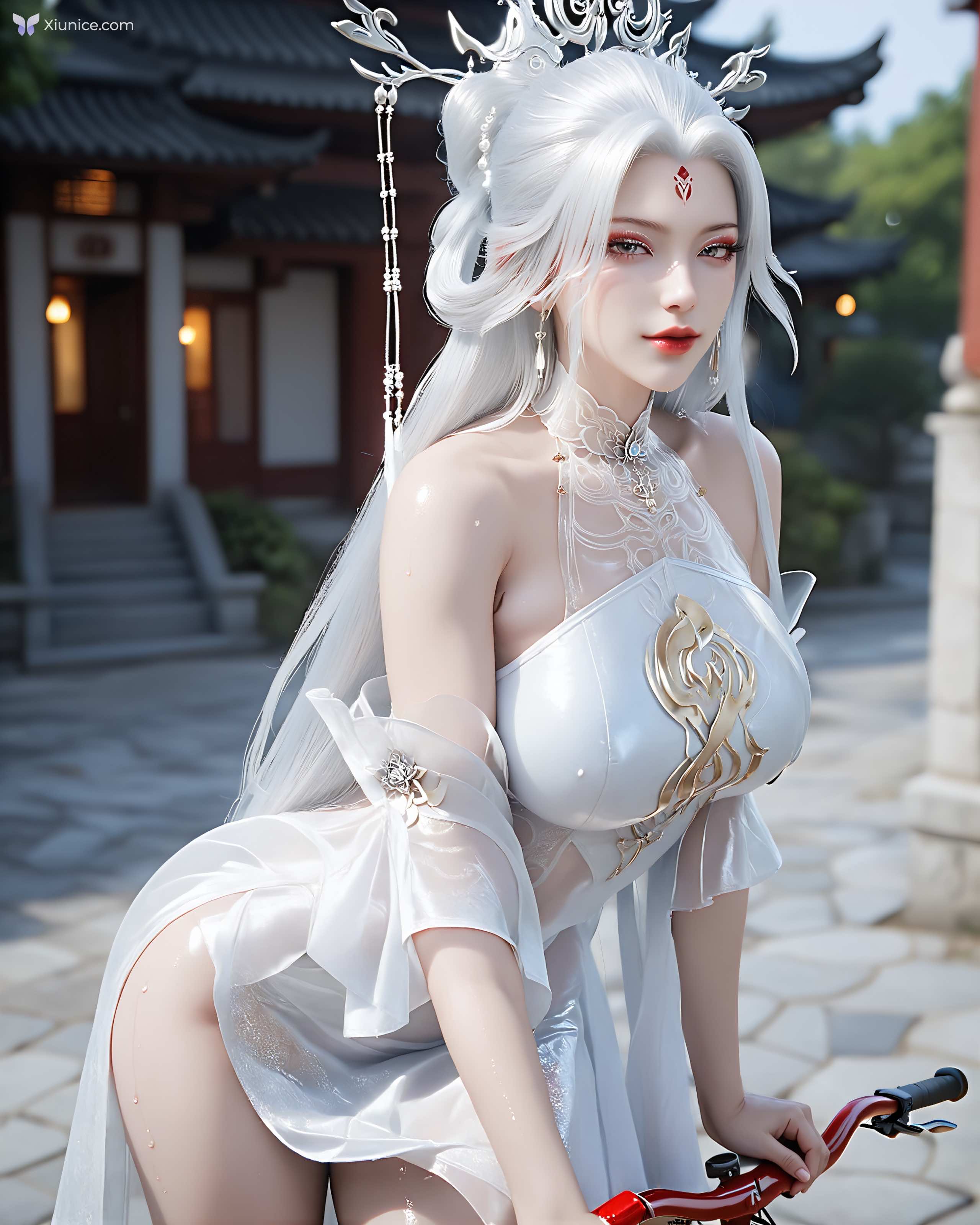 AI Girl 小白诛仙3-白衣单车痴汉 第83张