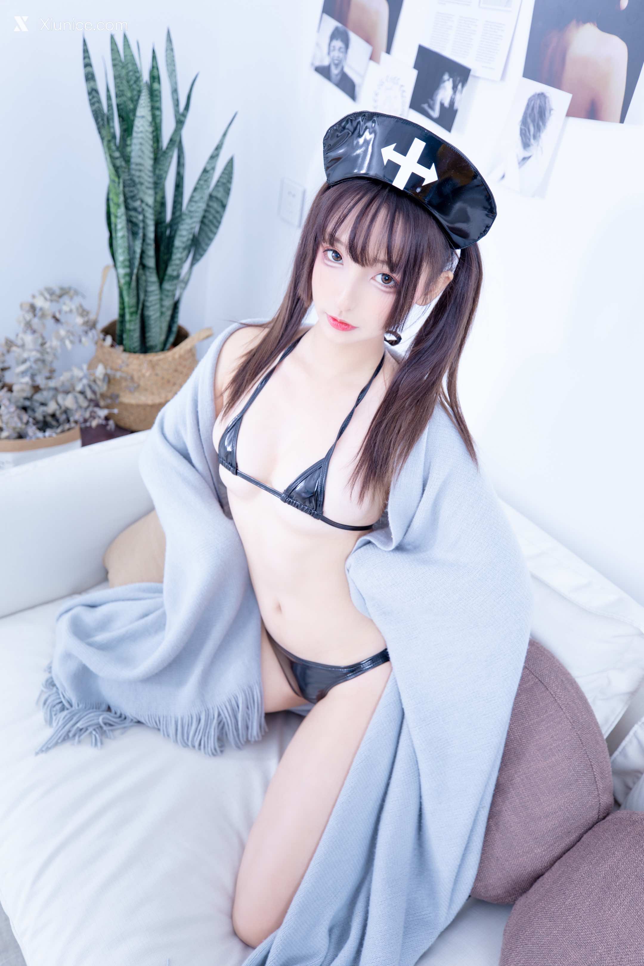 Coser@神楽坂真冬 Vol.052 电子相册-暗黑护士《空気なし》 第108张