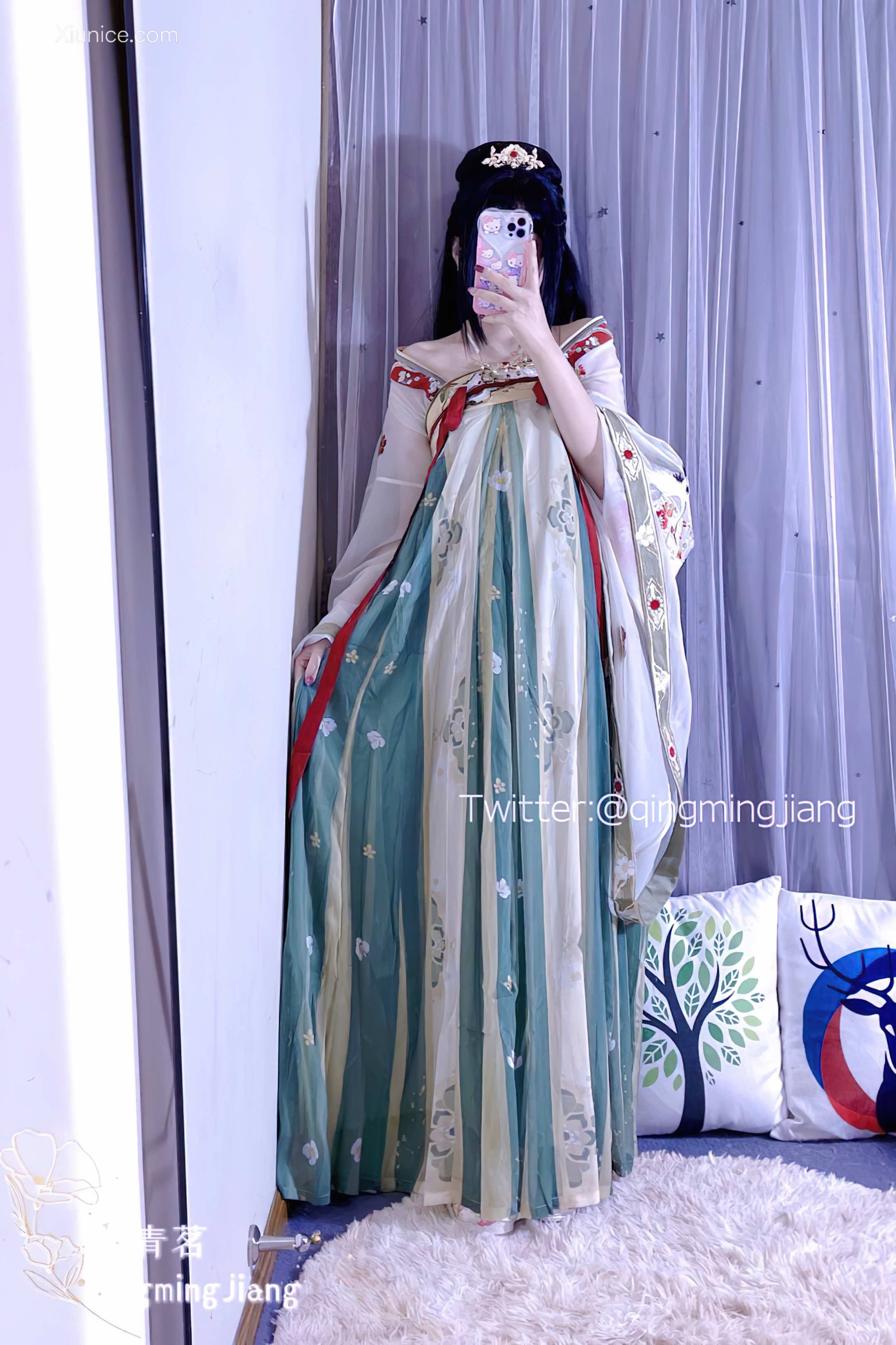 Coser@小青茗 唯美唐装古风下的美妙胴体 第41张