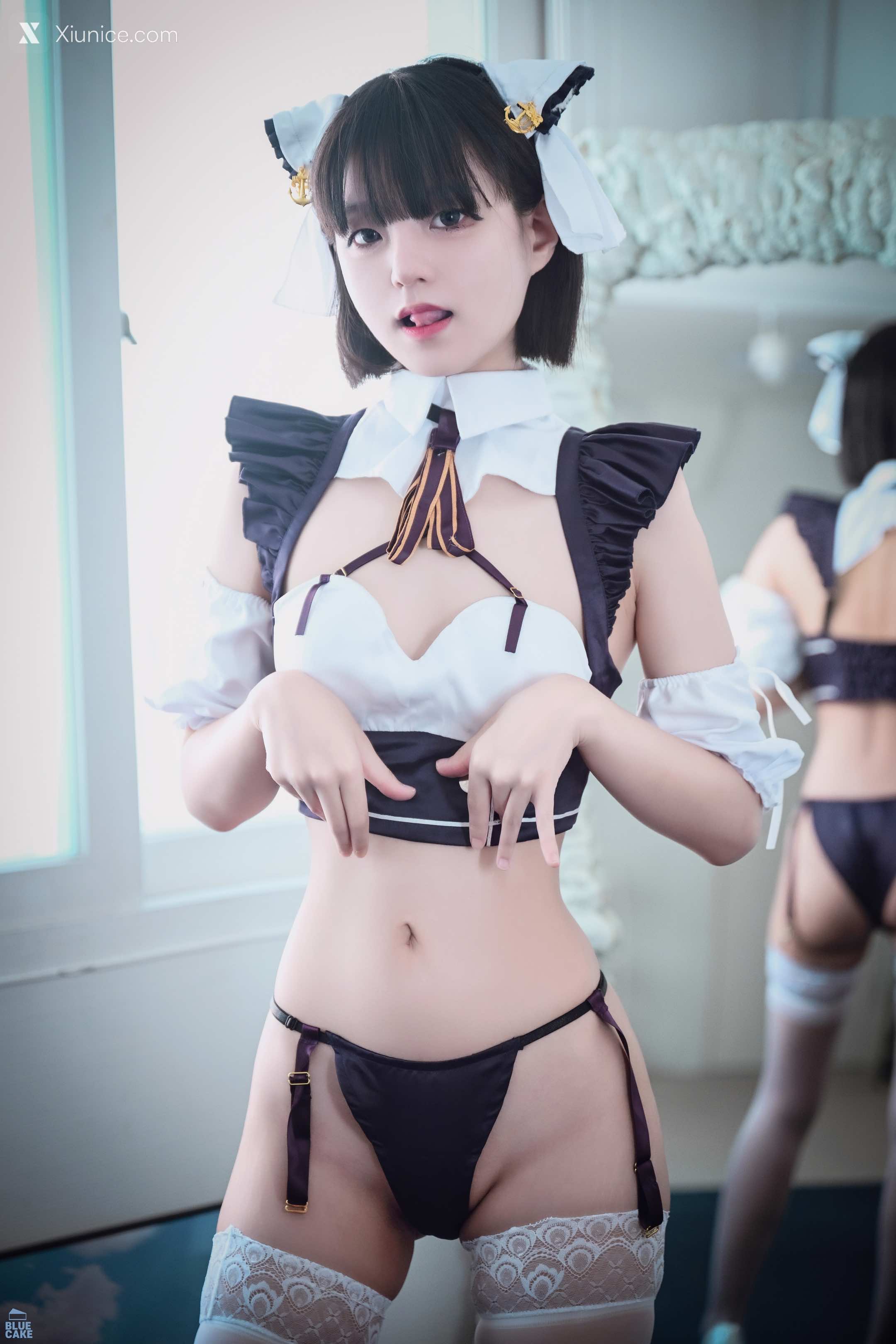 BLUECAKE Jeong Jenny (정제니) – Maid Cosplay 第4张