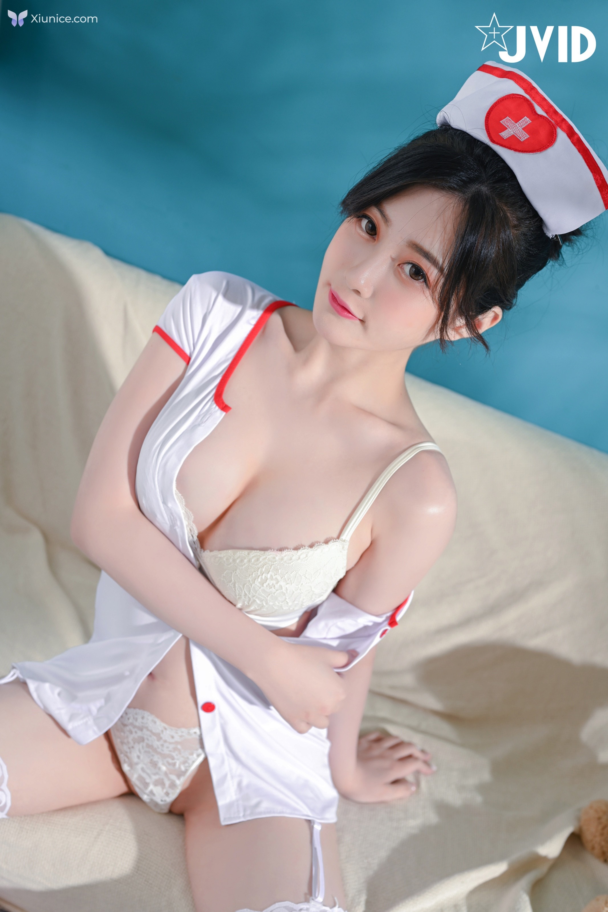 JVID 璃奈醬 – 打完疫苗是不是發燒酸痛痛小護士璃奈醬全心陪伴照顧你還沒輪到打疫苗超幹沒關係璃奈醬腳開開給你在神鮑裡注入白色汁液 第128张