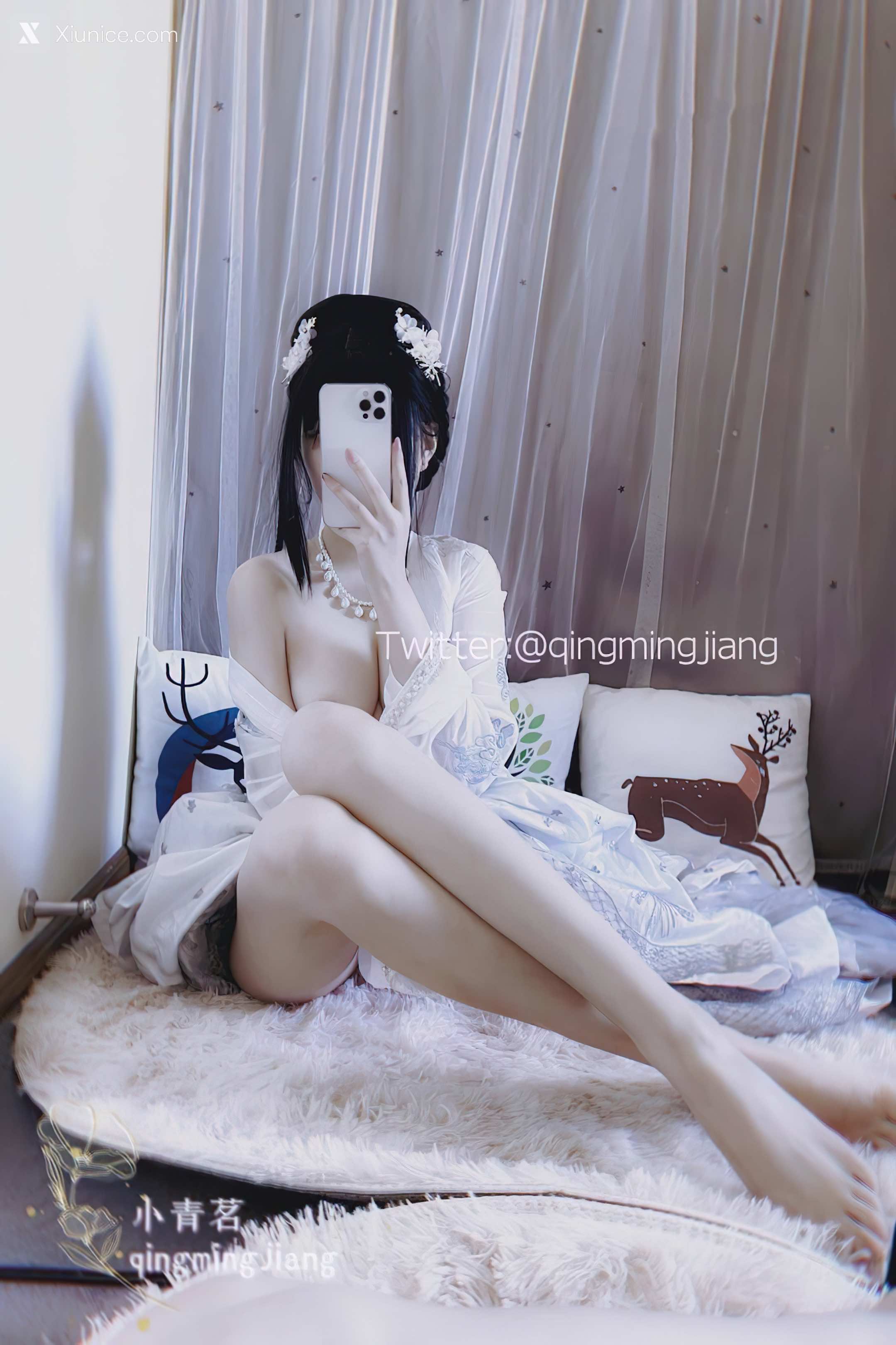 Coser@小青茗 唯美唐装古风下的美妙胴体 第25张
