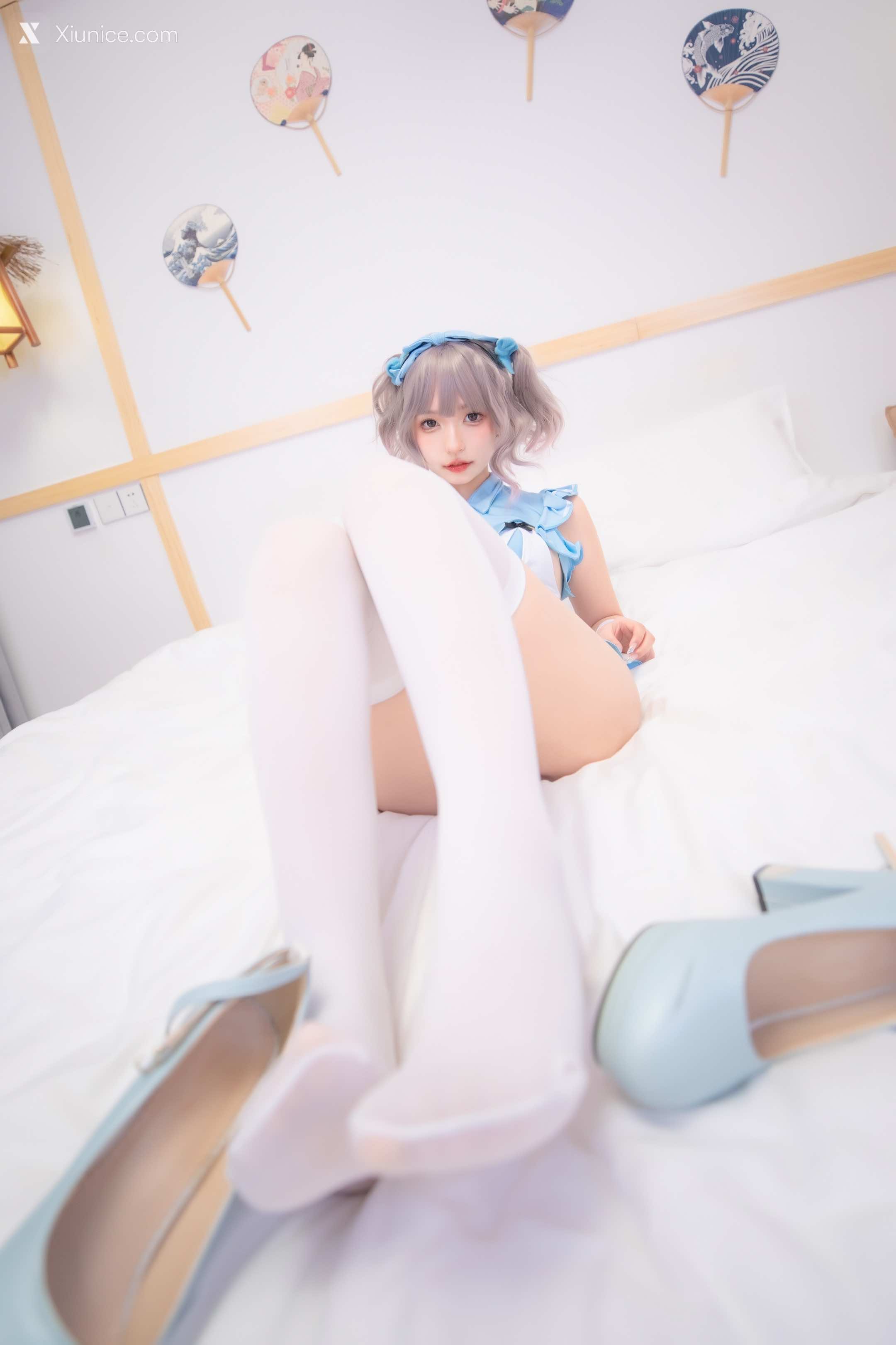 Coser@神楽坂真冬 Vol.097 蓝调女仆 第17张