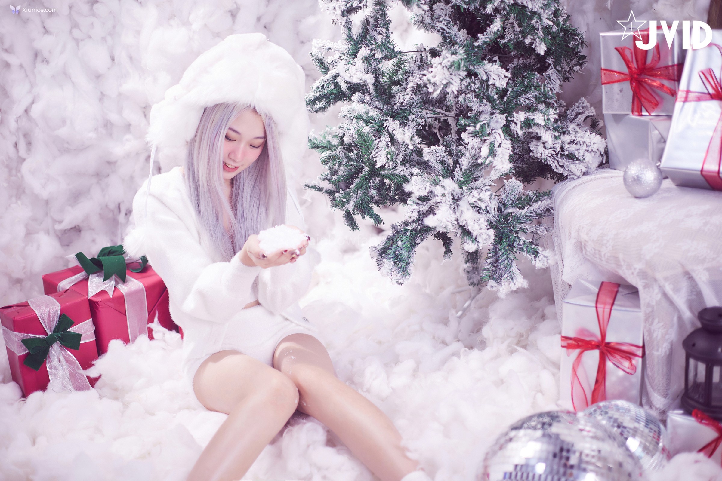 JVID Verna – 性感的愛死寂寞人雪女Verna陪你度過聖誕寒冬 第104张