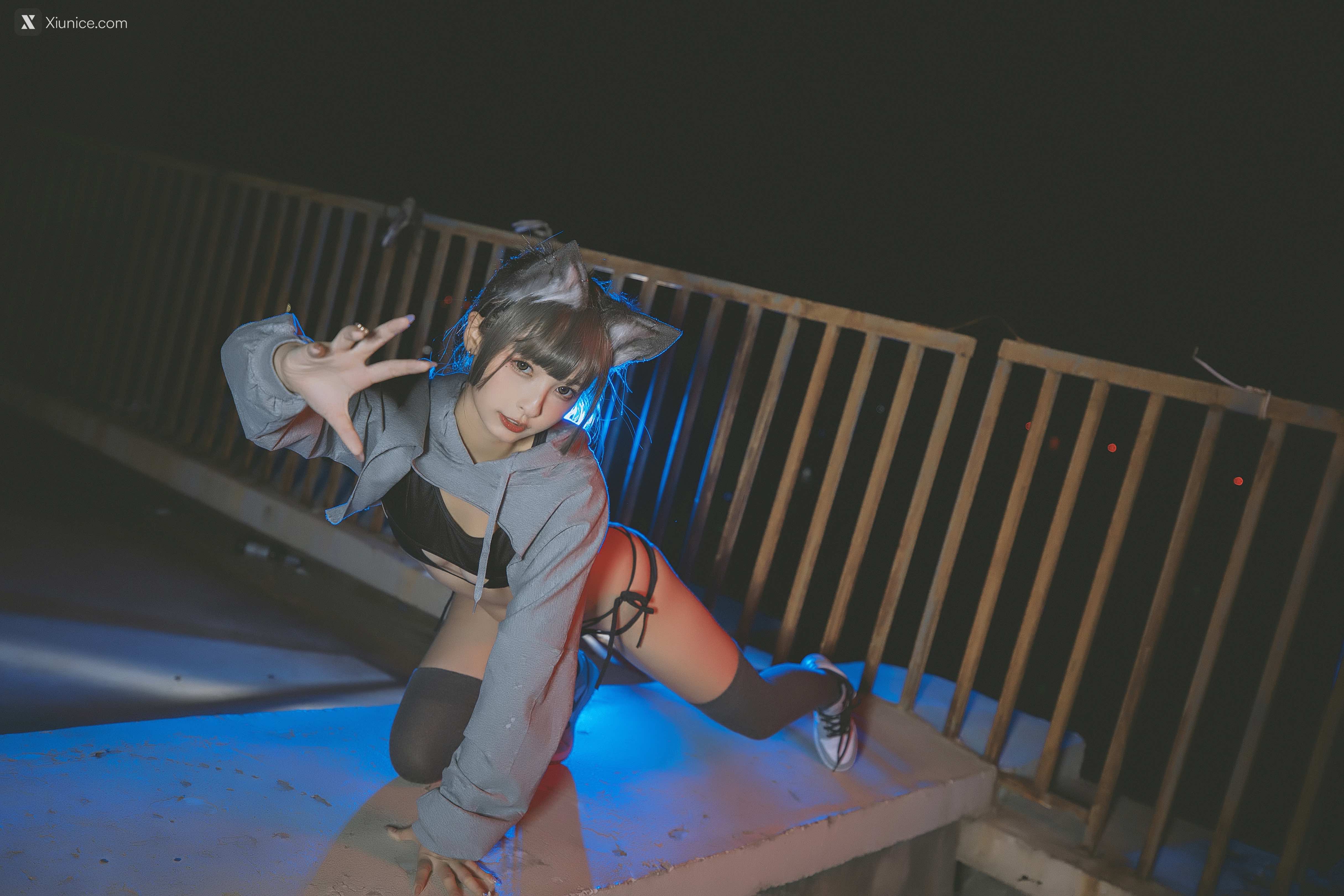 Coser@神楽坂真冬 Vol.034 危険な耳 狼妹&兔娘 第92张