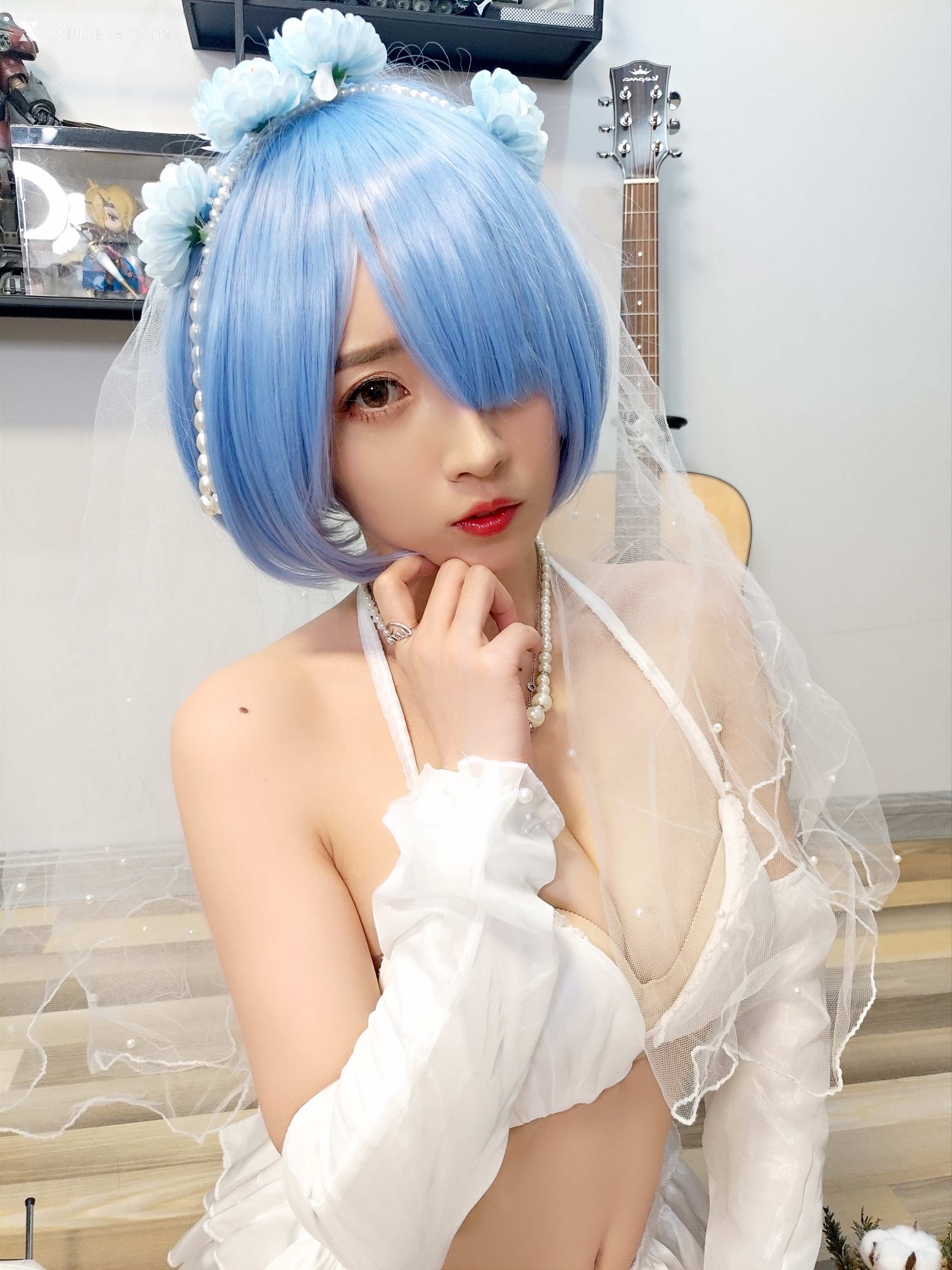 Coser@小女巫露娜 Vol.006 雷姆婚纱 第11张