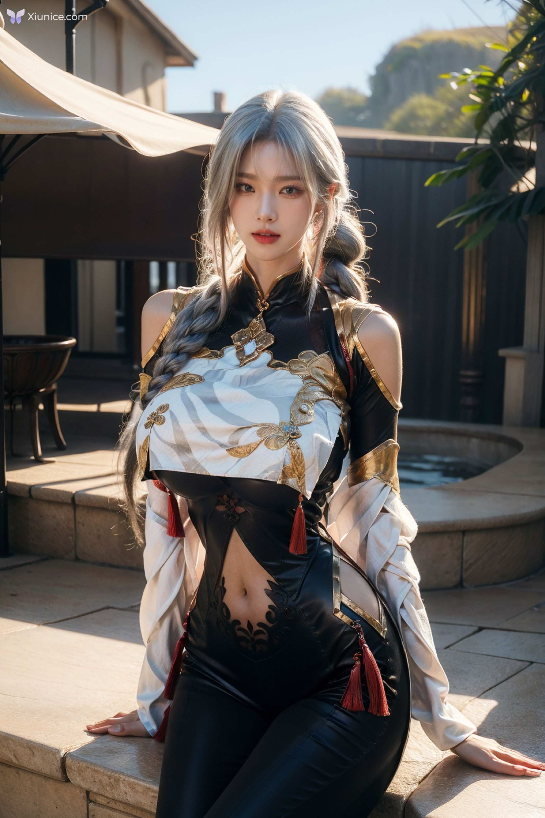 AI Girl 拟实画风-姐姐的剑灵COS 第148张