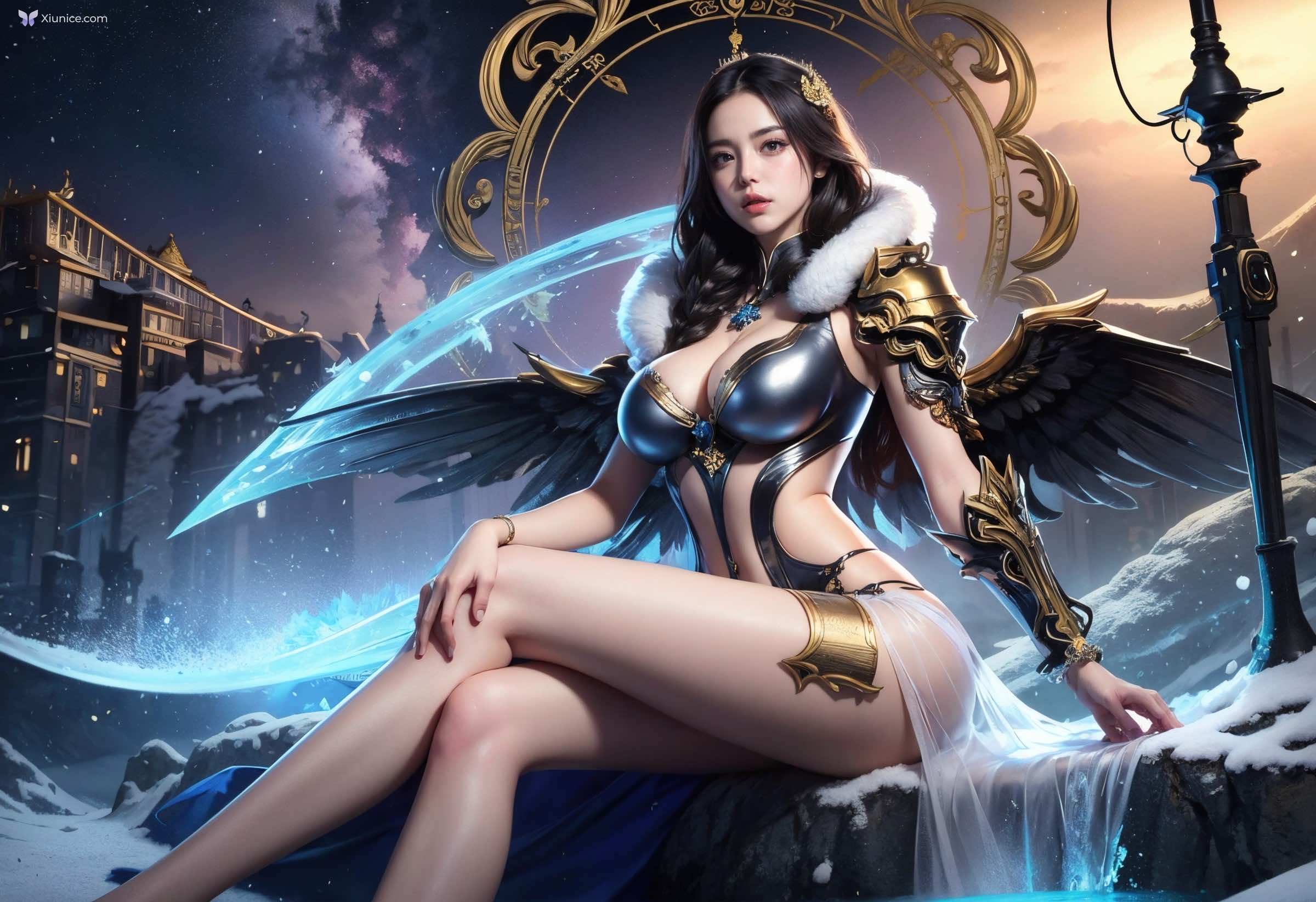 AI Girl 剑灵风格墨迹 第60张