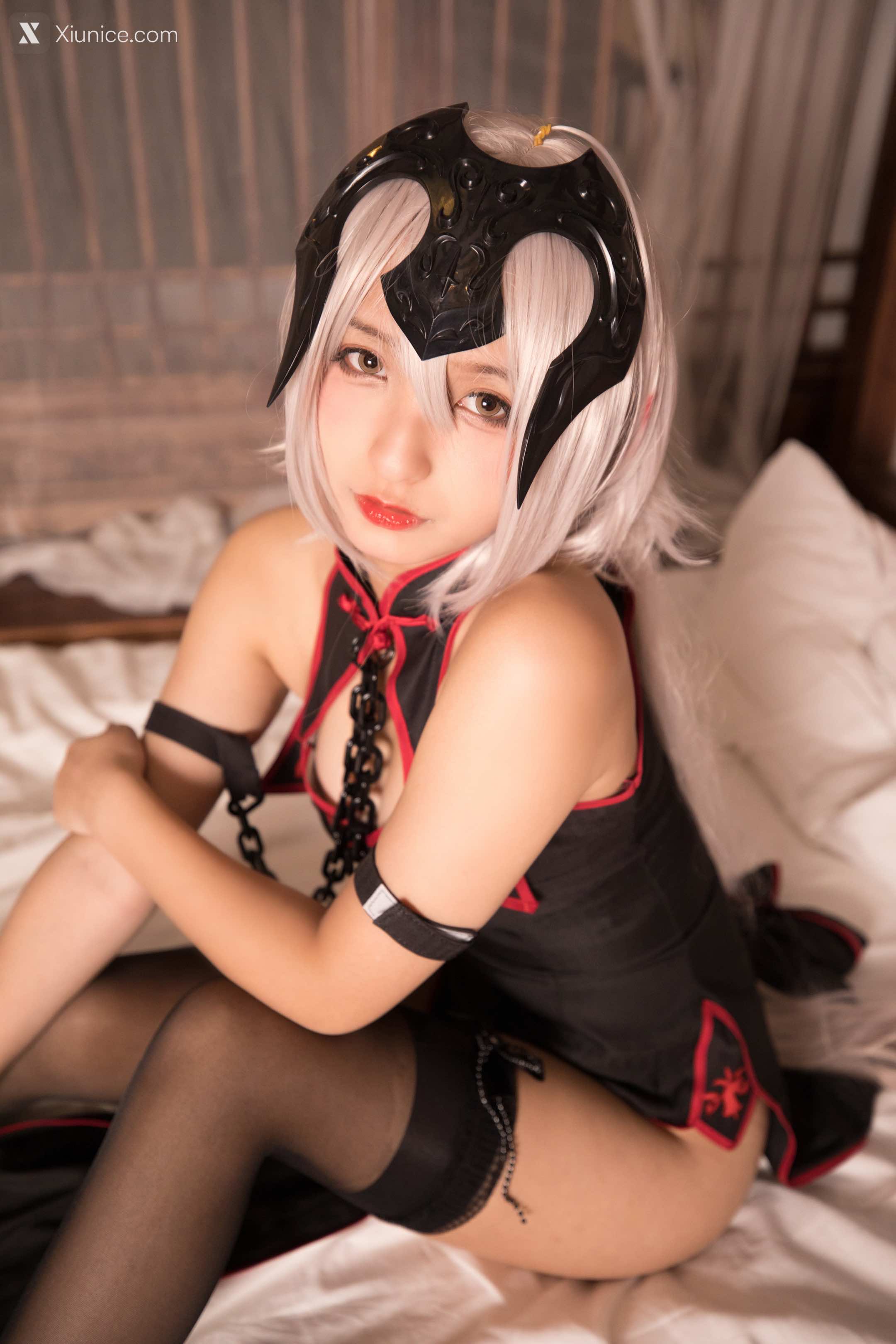 Coser@神楽坂真冬 Vol.037 电子相册-旗袍黑贞 第136张