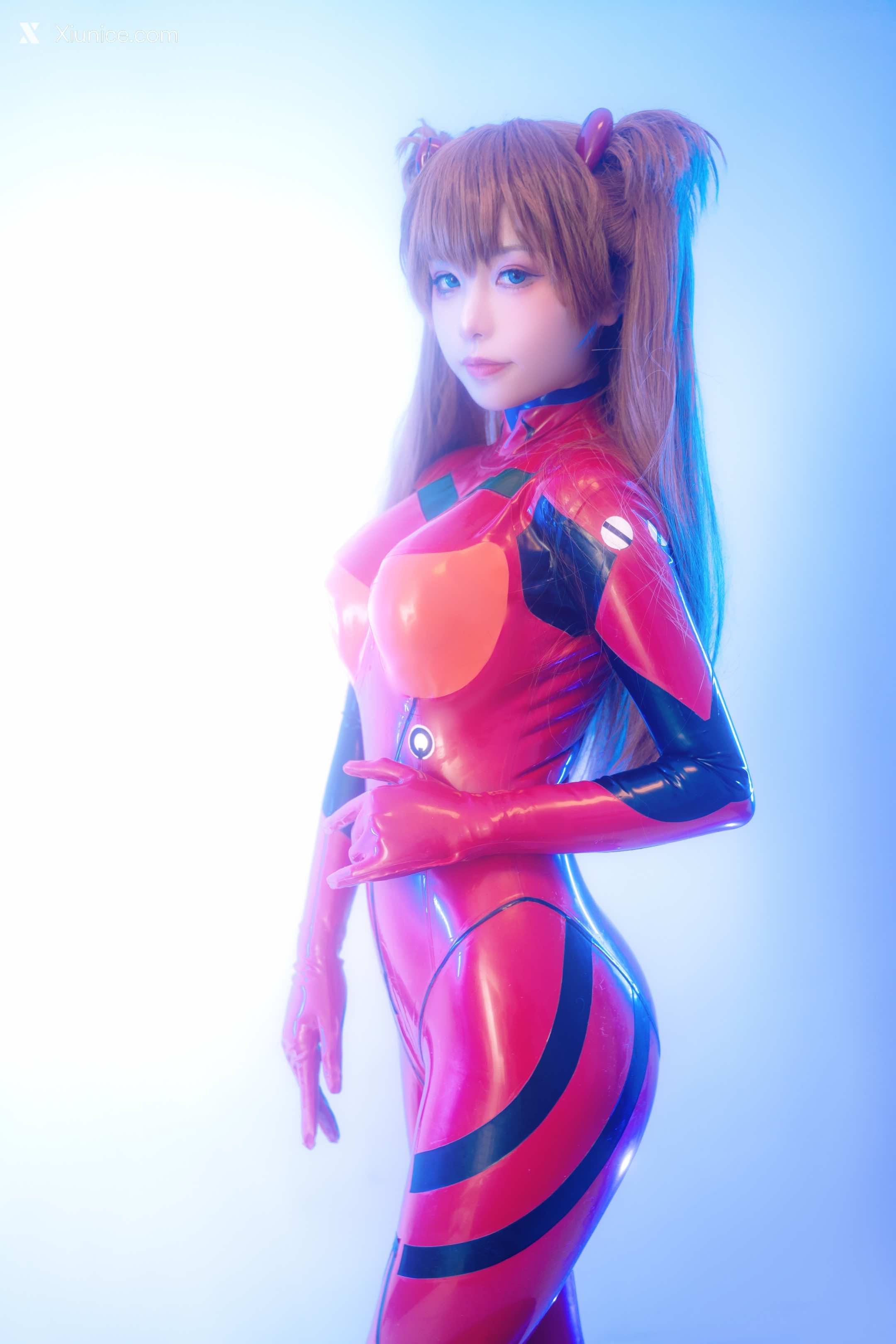 Coser@爆机少女喵小吉 (Nekokoyoshi) 明日香 人类补奸计划 第11张