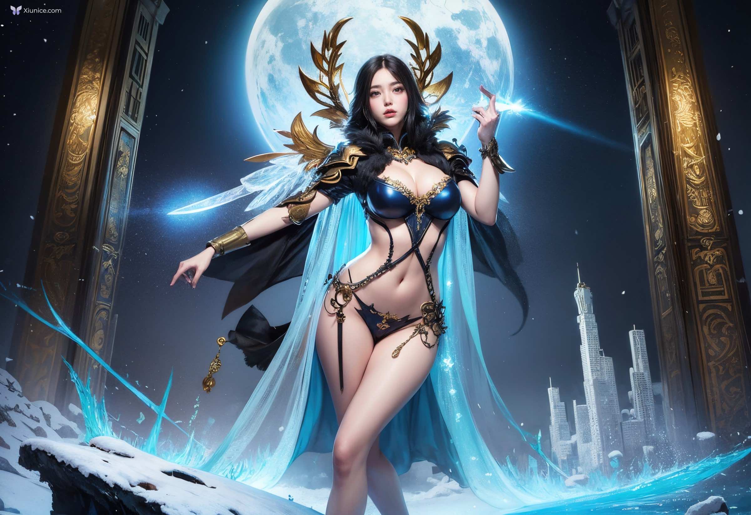 AI Girl 剑灵风格墨迹 第52张