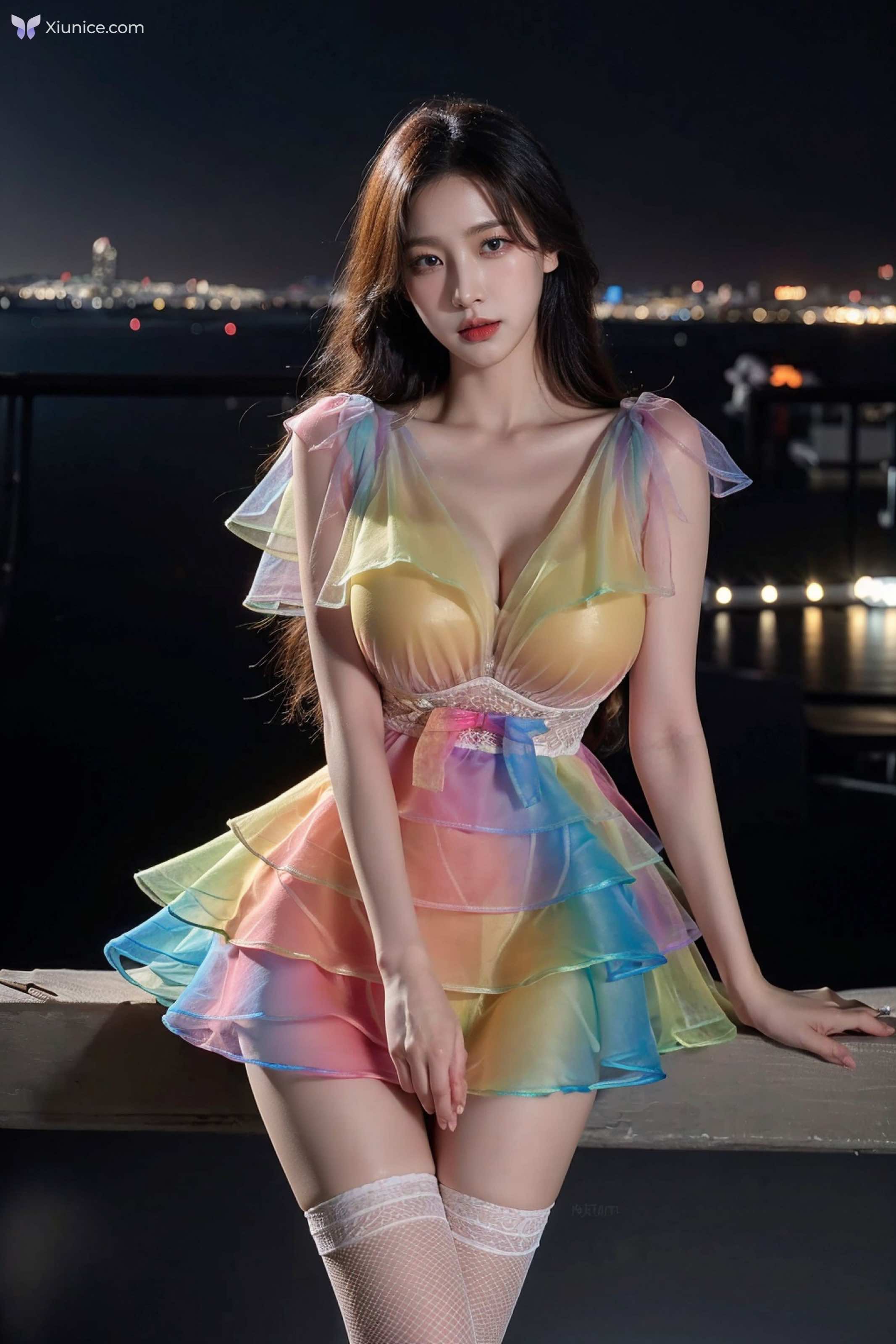 AI Girl 拟实画风-彩虹服 第21张