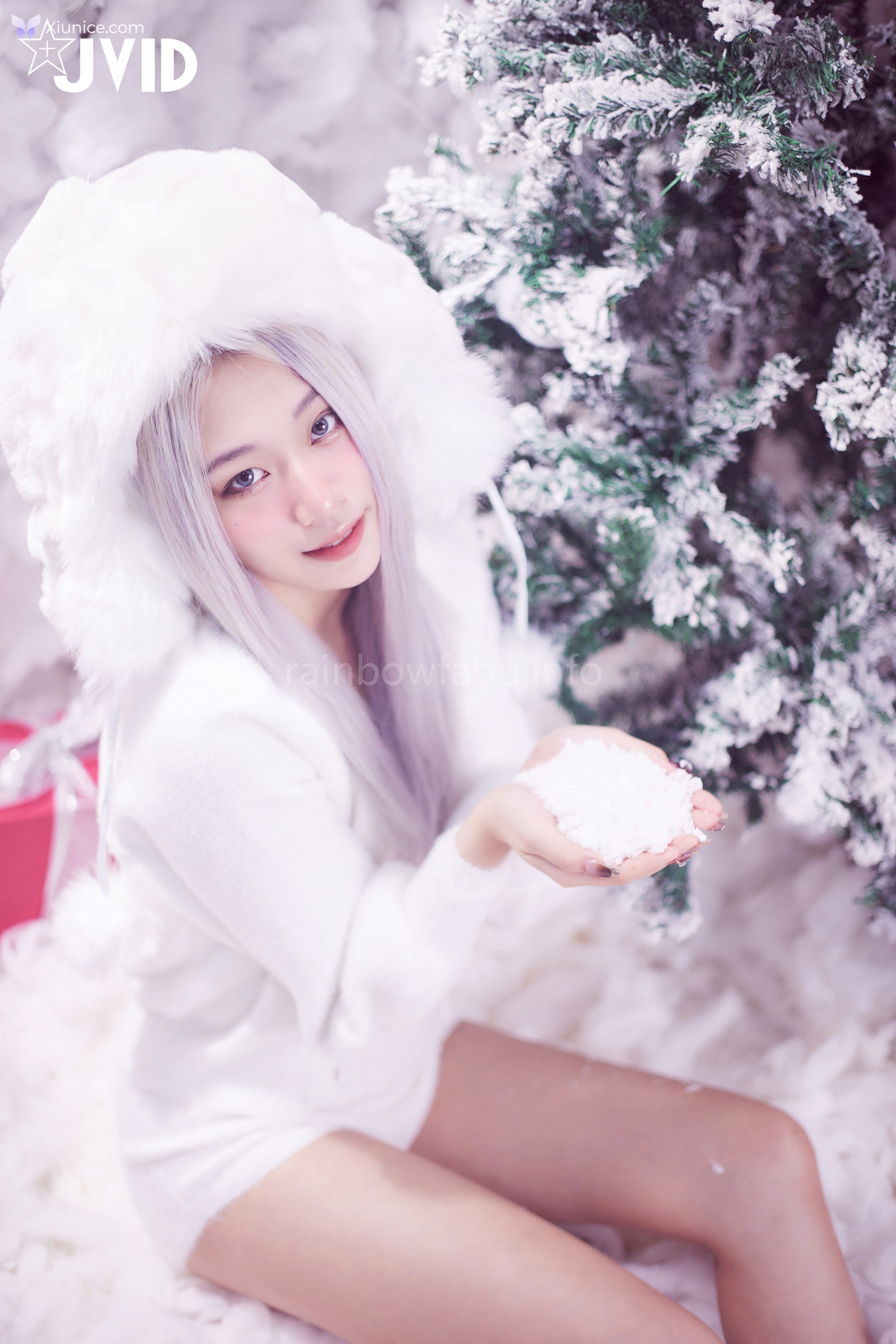 JVID Verna – 性感的愛死寂寞人雪女Verna陪你度過聖誕寒冬 第8张