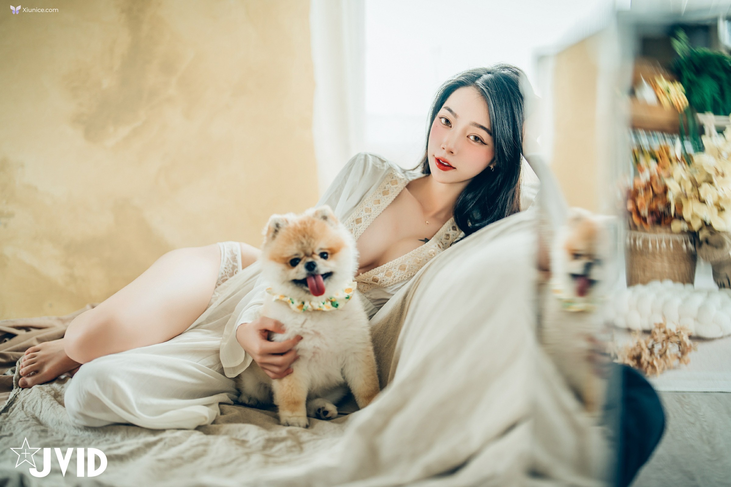 JVID 飄飄哥 – 巨乳飄飄女神精心打造的誠意寫真動漫般的完美身材還有超可愛的神祕客串喔 第130张