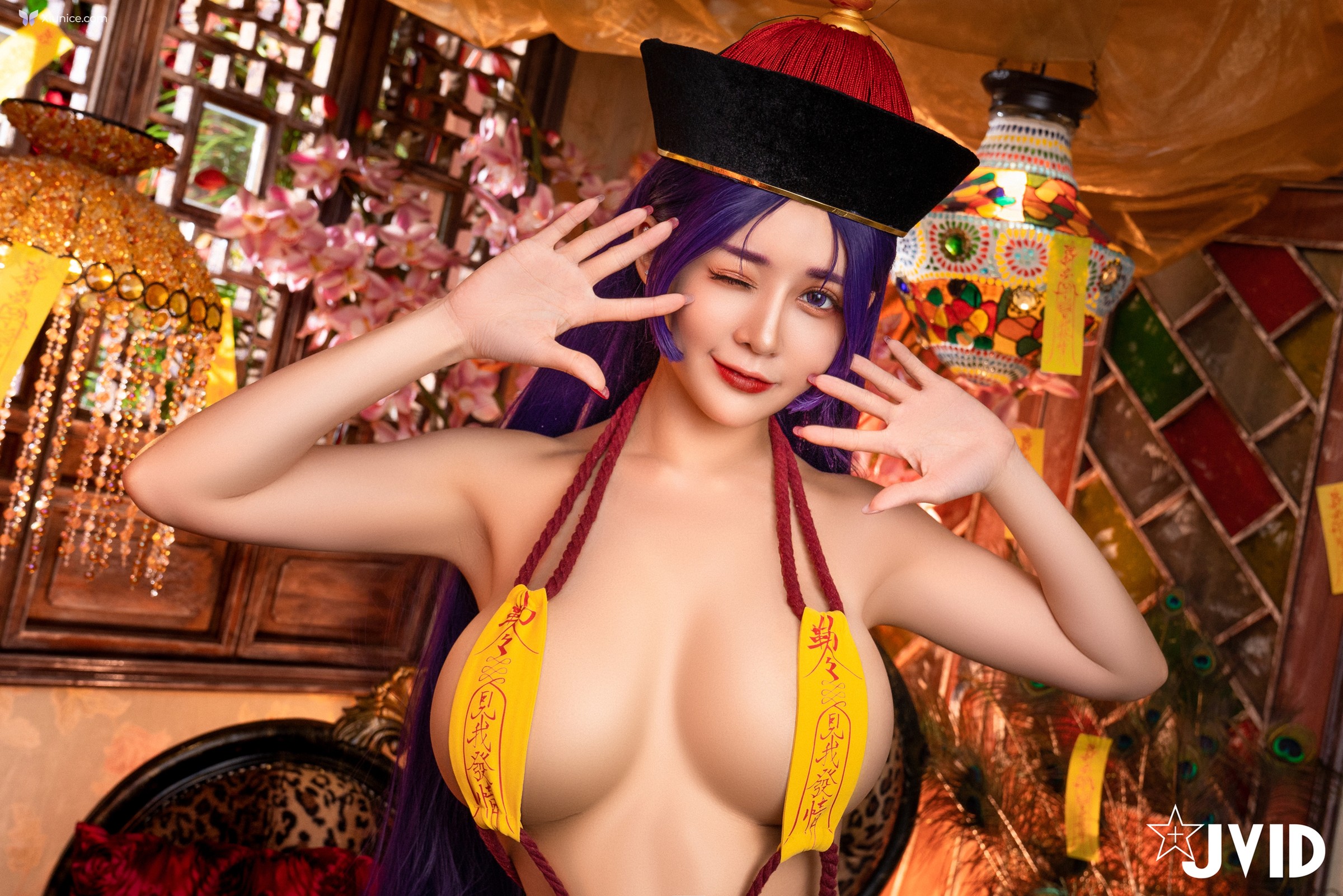 JVID 甜心幫 ღ 安希 – 菰蒲風動縱斜影殭屍奶光安希膣得液滿 第51张