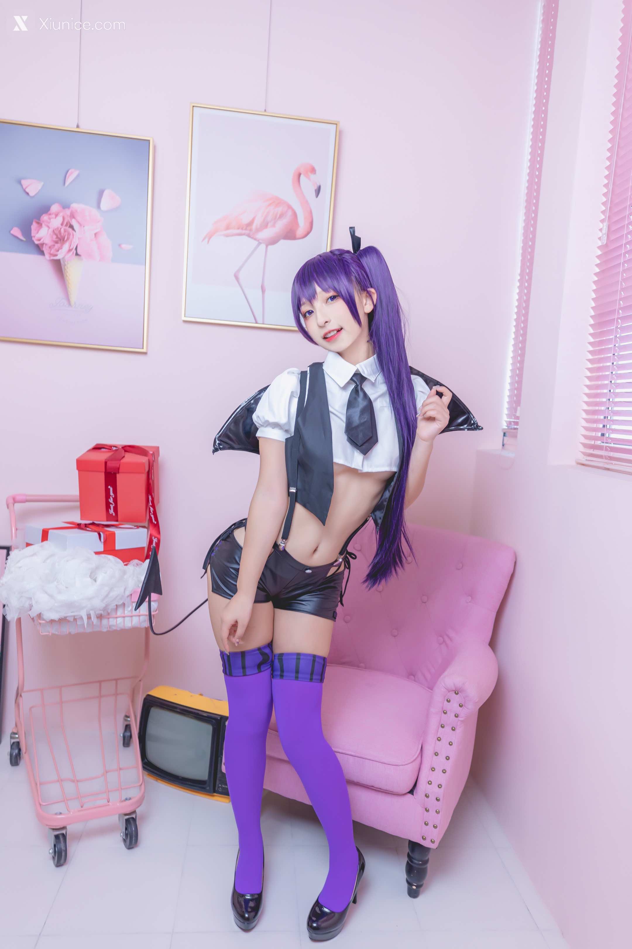 Coser@神楽坂真冬 Vol.064 绝对企画-黛玉&小恶魔《色の香り》 第75张