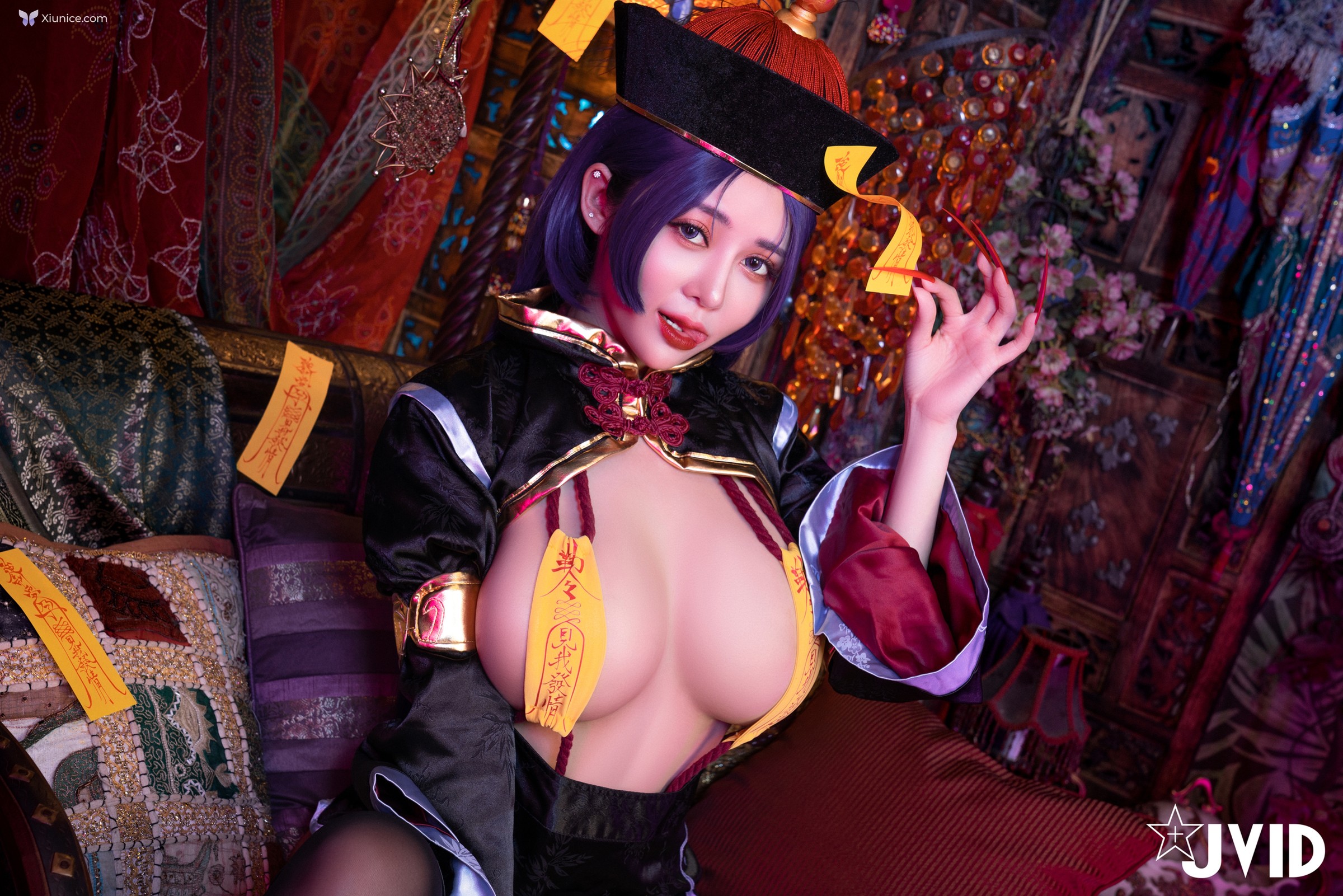 JVID 甜心幫 ღ 安希 – 菰蒲風動縱斜影殭屍奶光安希膣得液滿 第26张