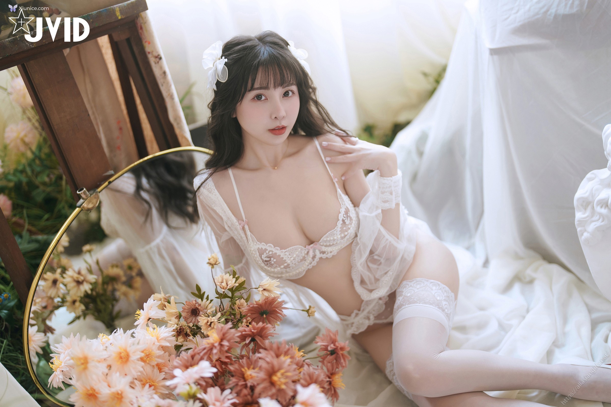 JVID 月台尼Tiny – 新尺度登場初嚐禁果解開情慾底線天然美乳Tiny化身夏娃與你一起纏綿 第18张