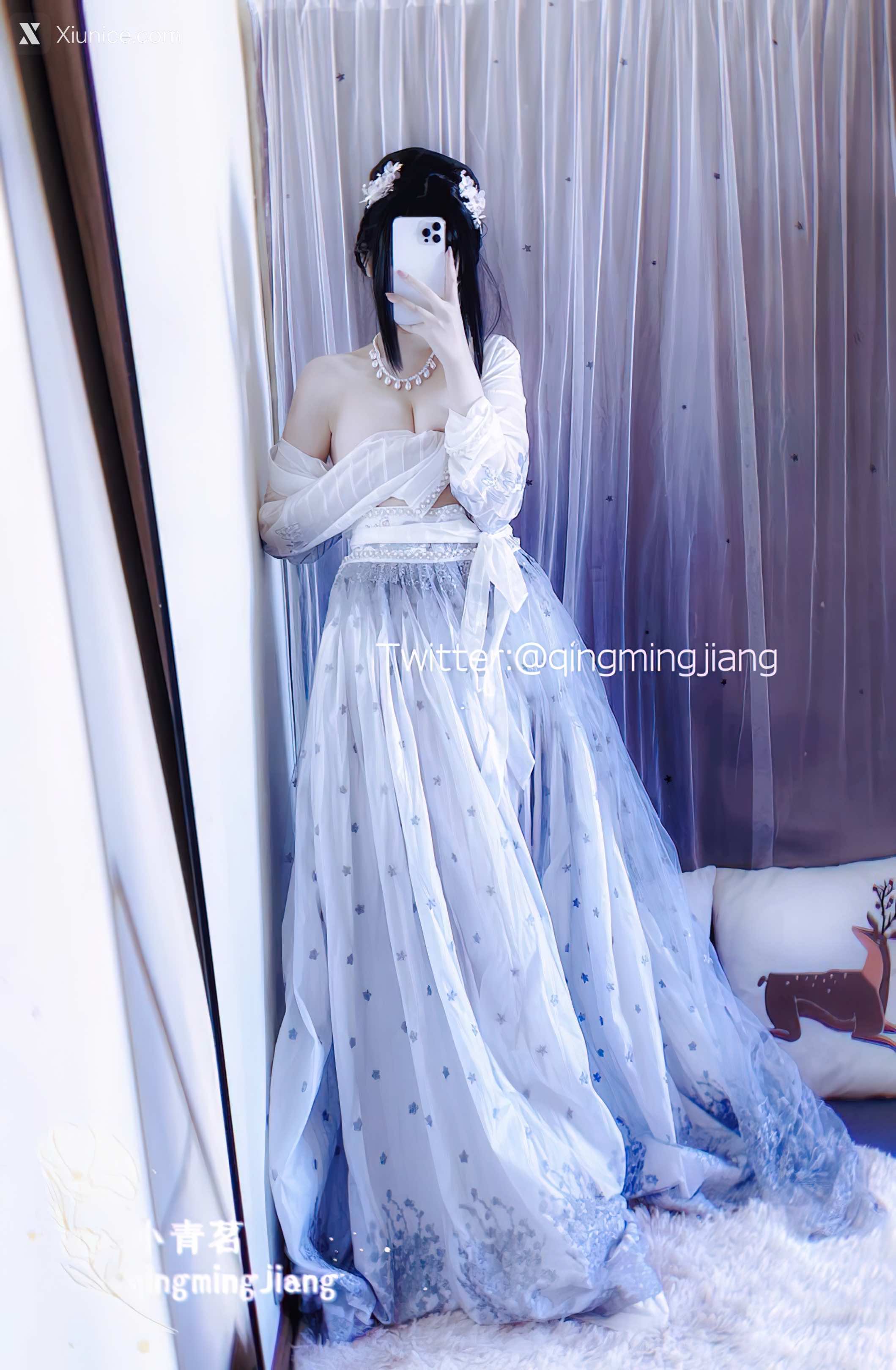 Coser@小青茗 唯美唐装古风下的美妙胴体 第46张