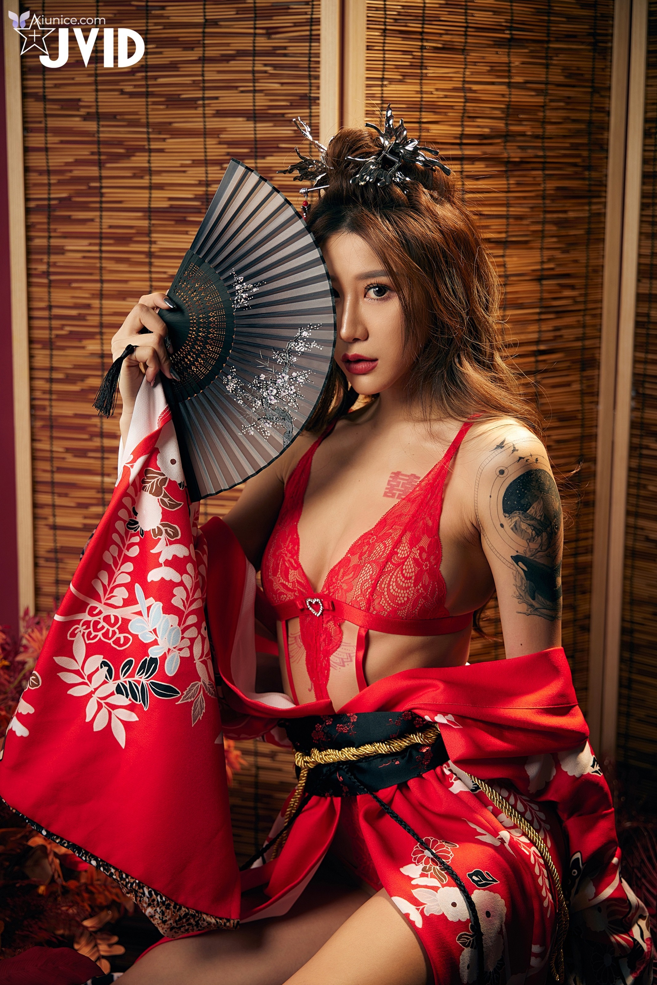 JVID Lara 雙囍 – 聖上寵幸首選傾國傾城囍媚娘 婀娜多姿 酥胸外露 第7张