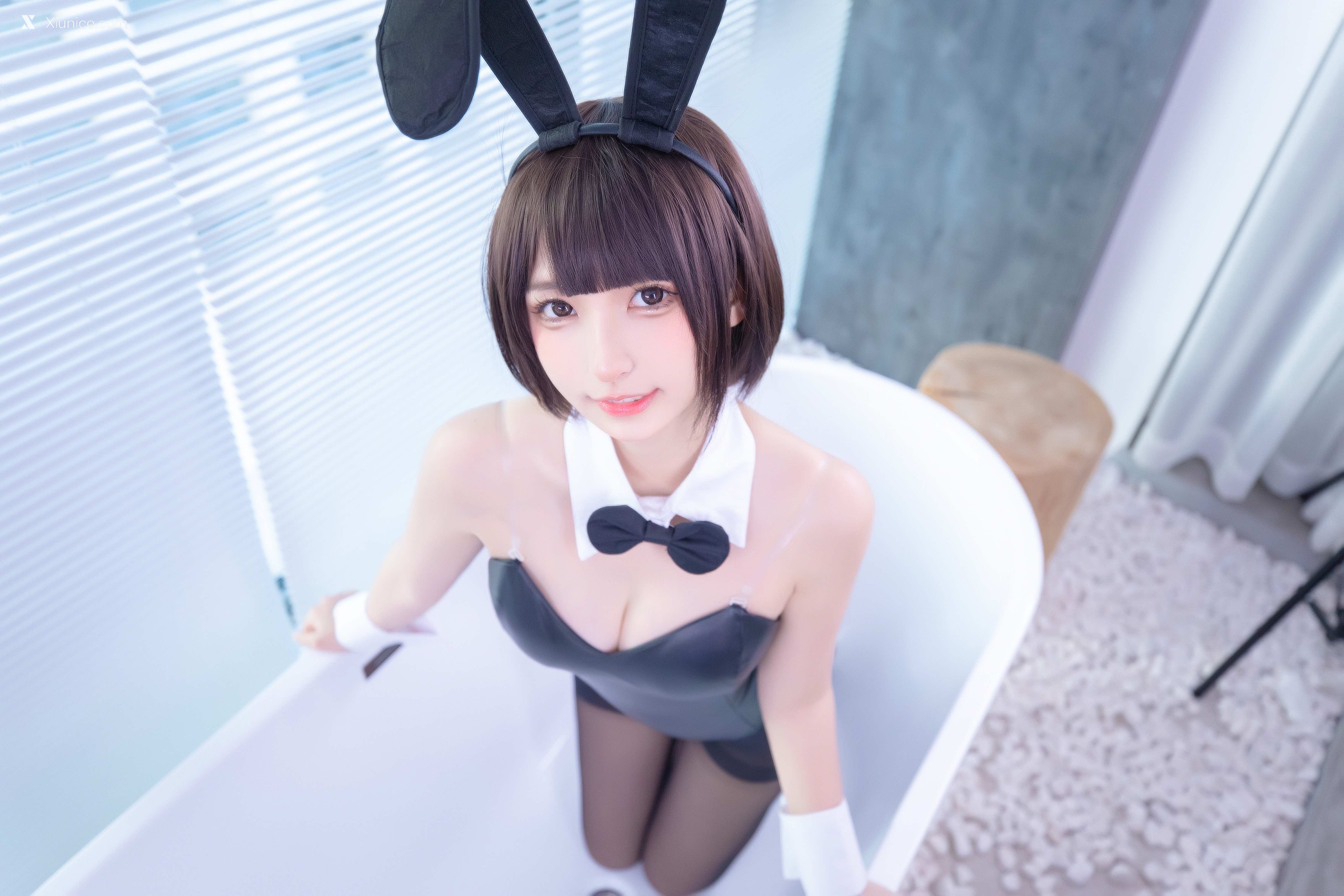 Coser@神楽坂真冬 Vol.089 绝对企画-兔女郎与钢管《バニーバブル》 第103张