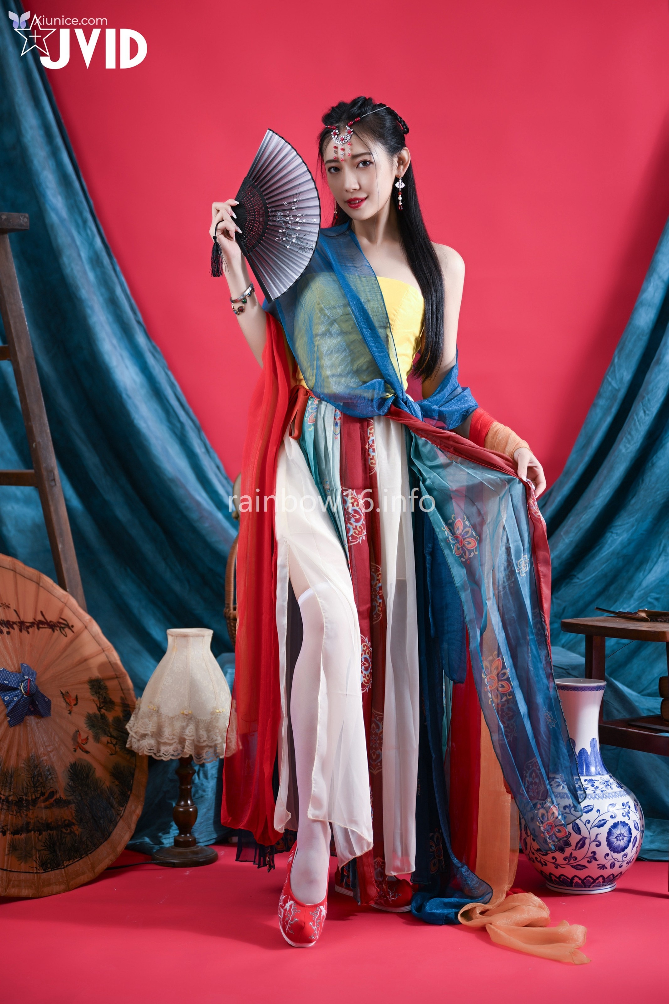 JVID 夏暮光 – 女神暮光敦煌風格造型服飾首度嘗試飛越天際穿梭時空與你來場空前未有的愛戀滋味 第9张