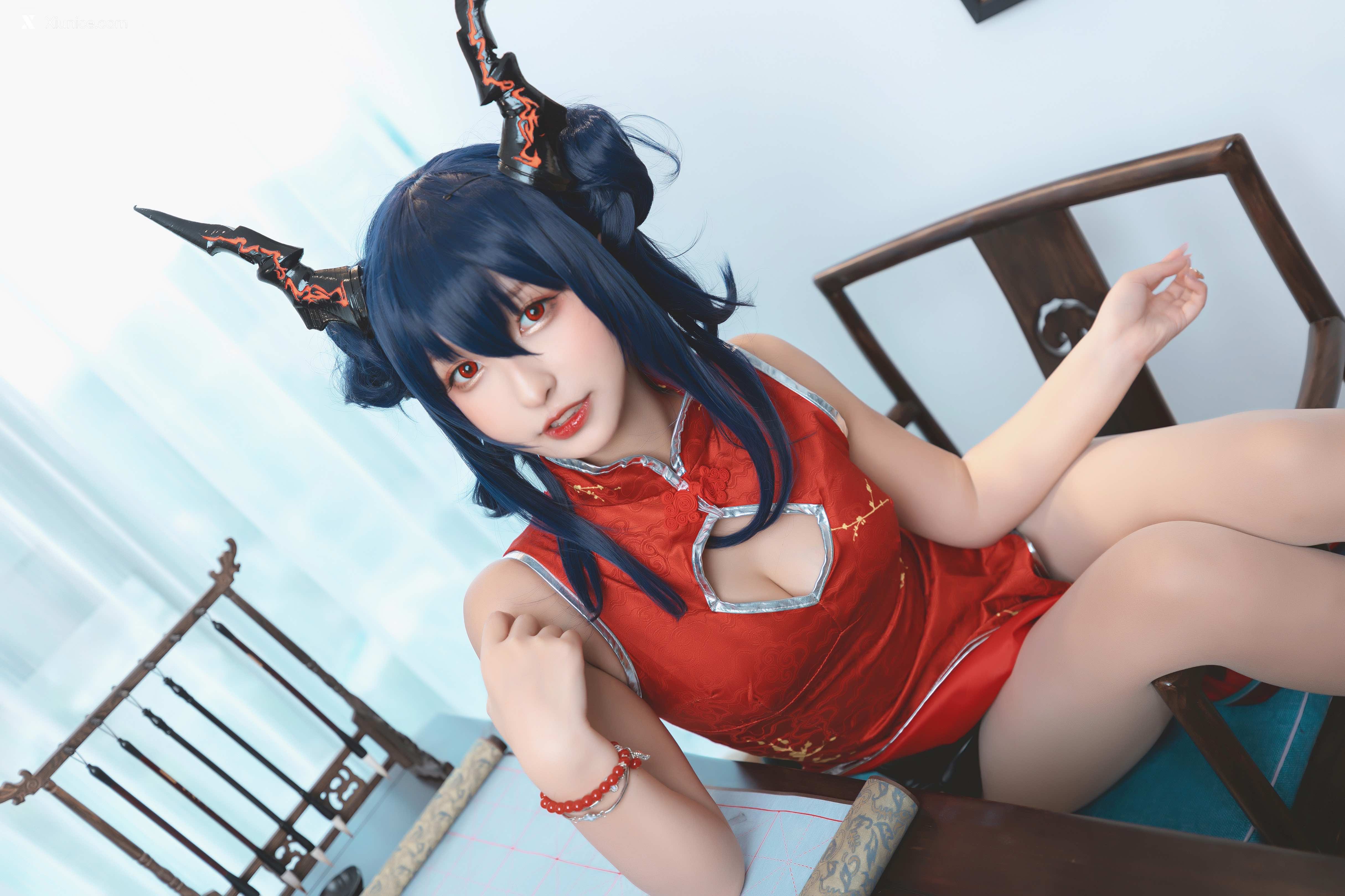 Coser@神楽坂真冬 Vol.063 绝对企画-陈&妖刀姬cos《刀ノ語》 第2张