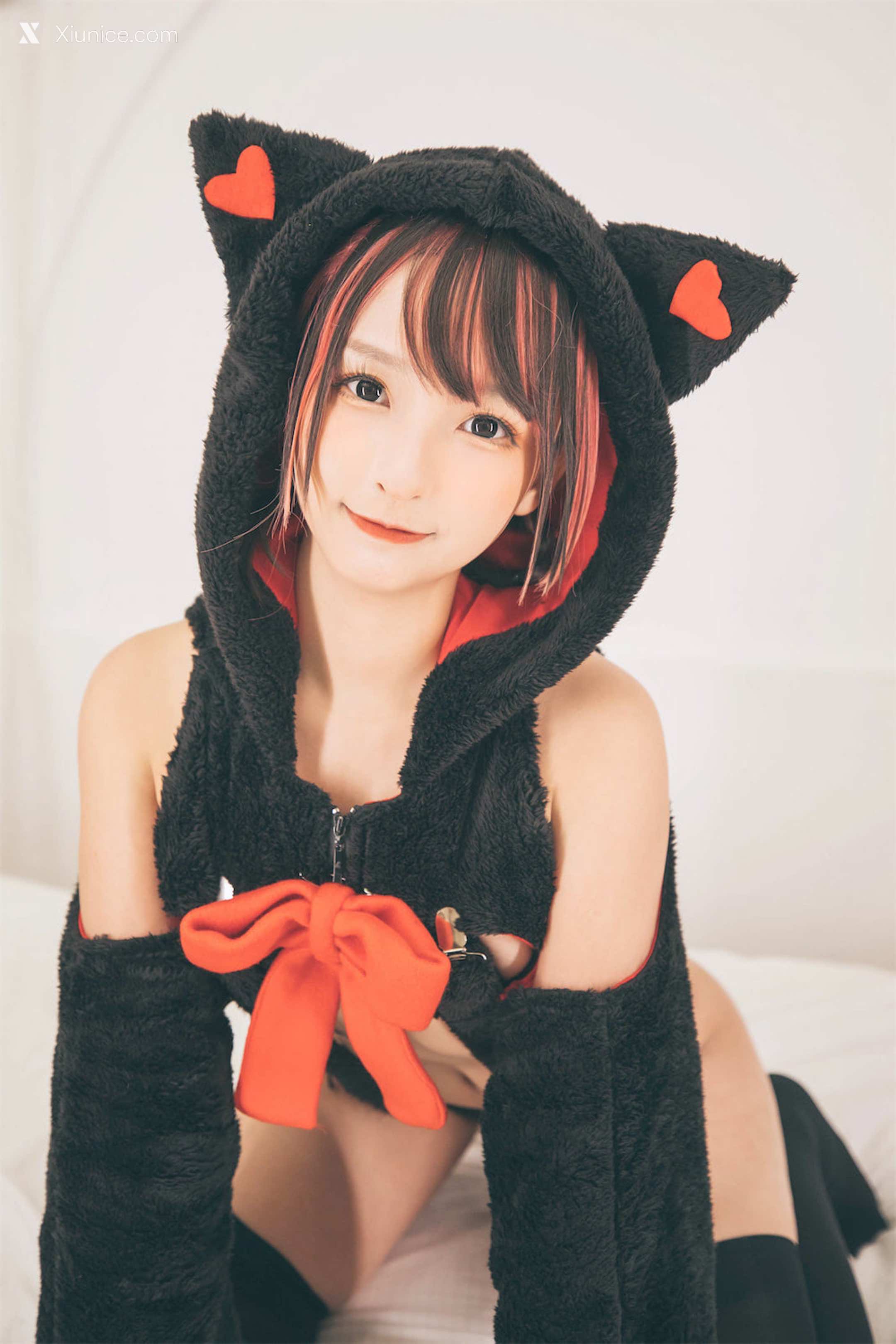 Coser@神楽坂真冬 Vol.077 绝对企画-《白黑の猫》 第64张