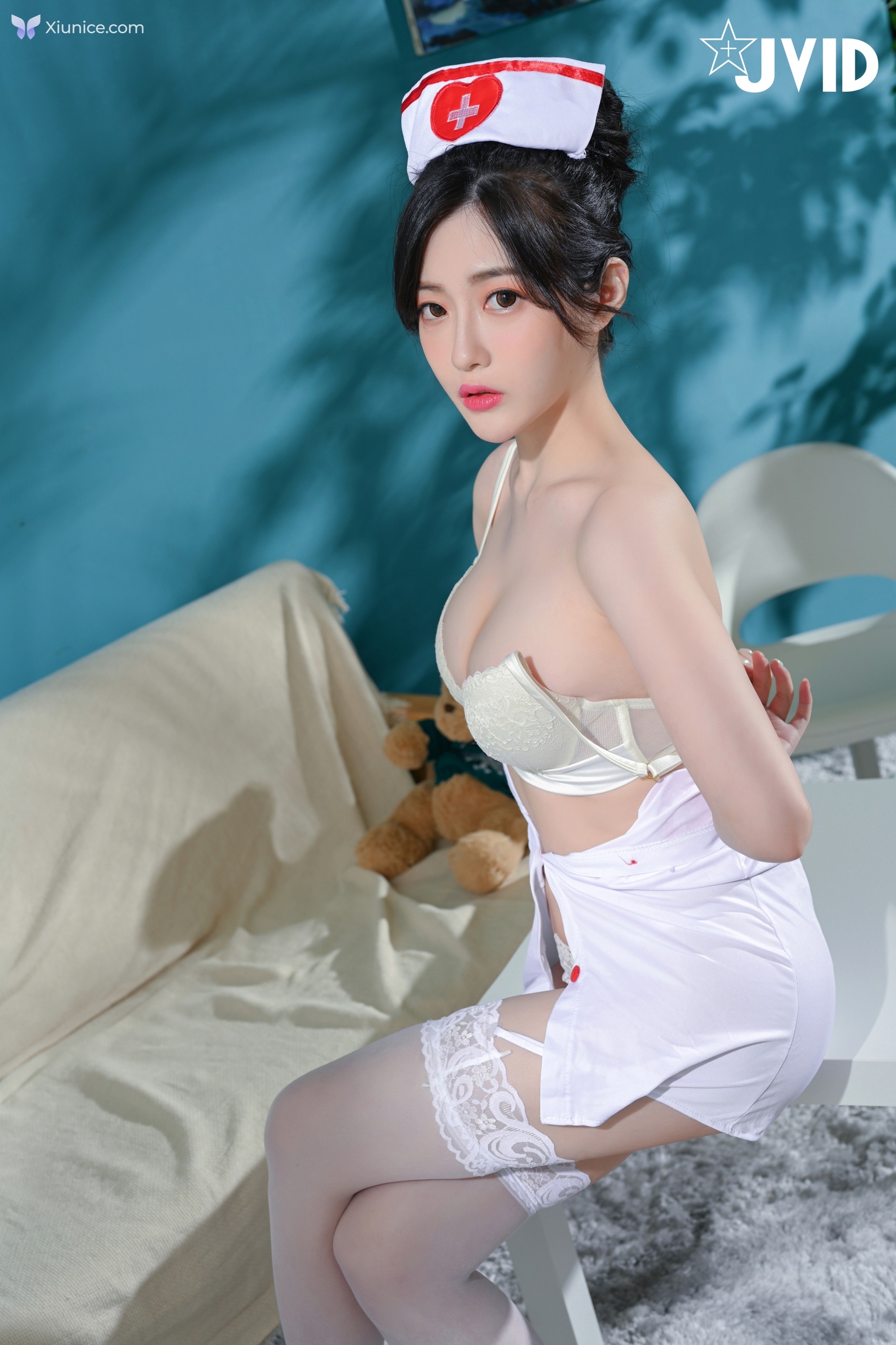 JVID 璃奈醬 – 打完疫苗是不是發燒酸痛痛小護士璃奈醬全心陪伴照顧你還沒輪到打疫苗超幹沒關係璃奈醬腳開開給你在神鮑裡注入白色汁液 第156张