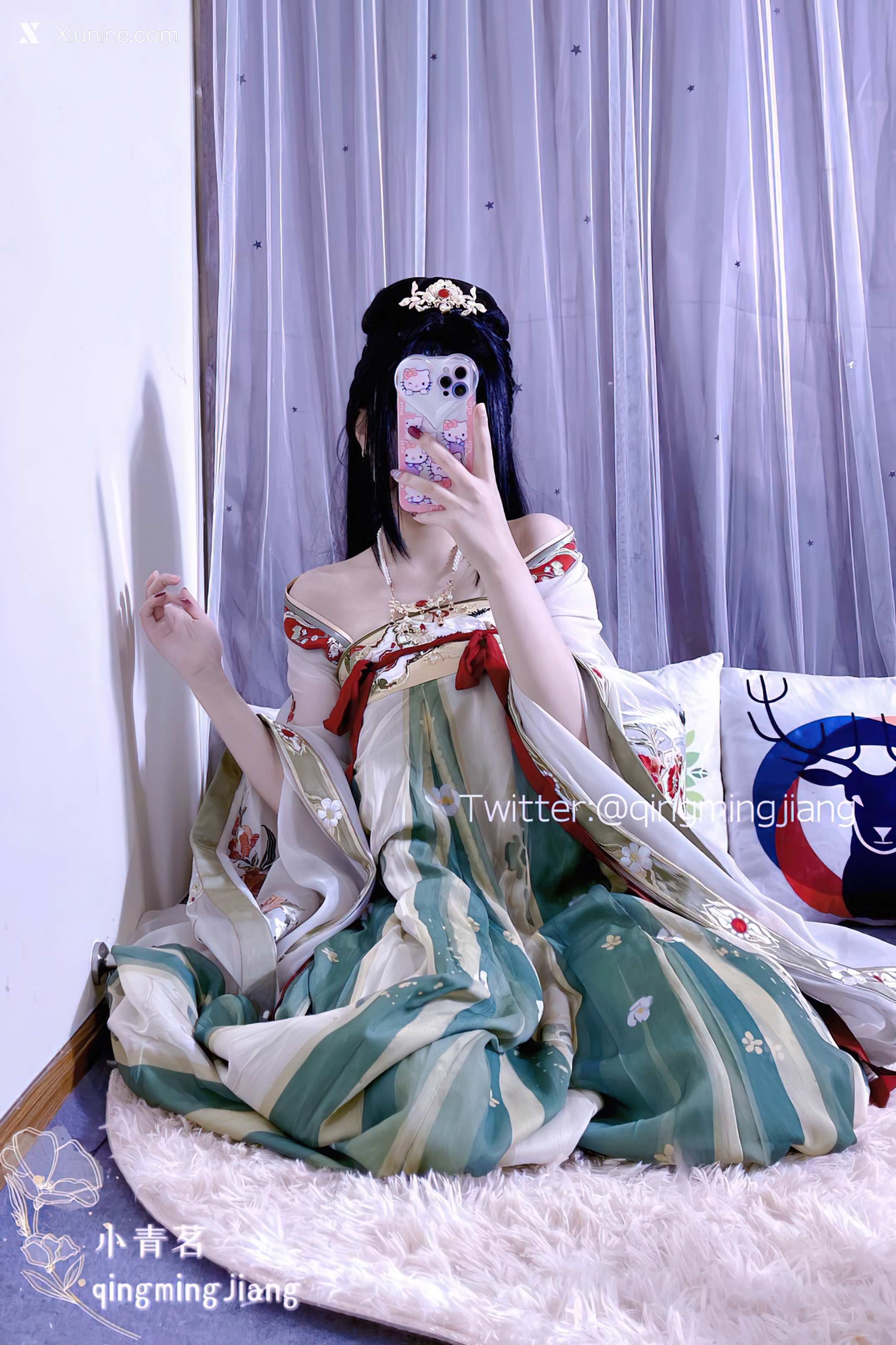Coser@小青茗 唯美唐装古风下的美妙胴体 第35张