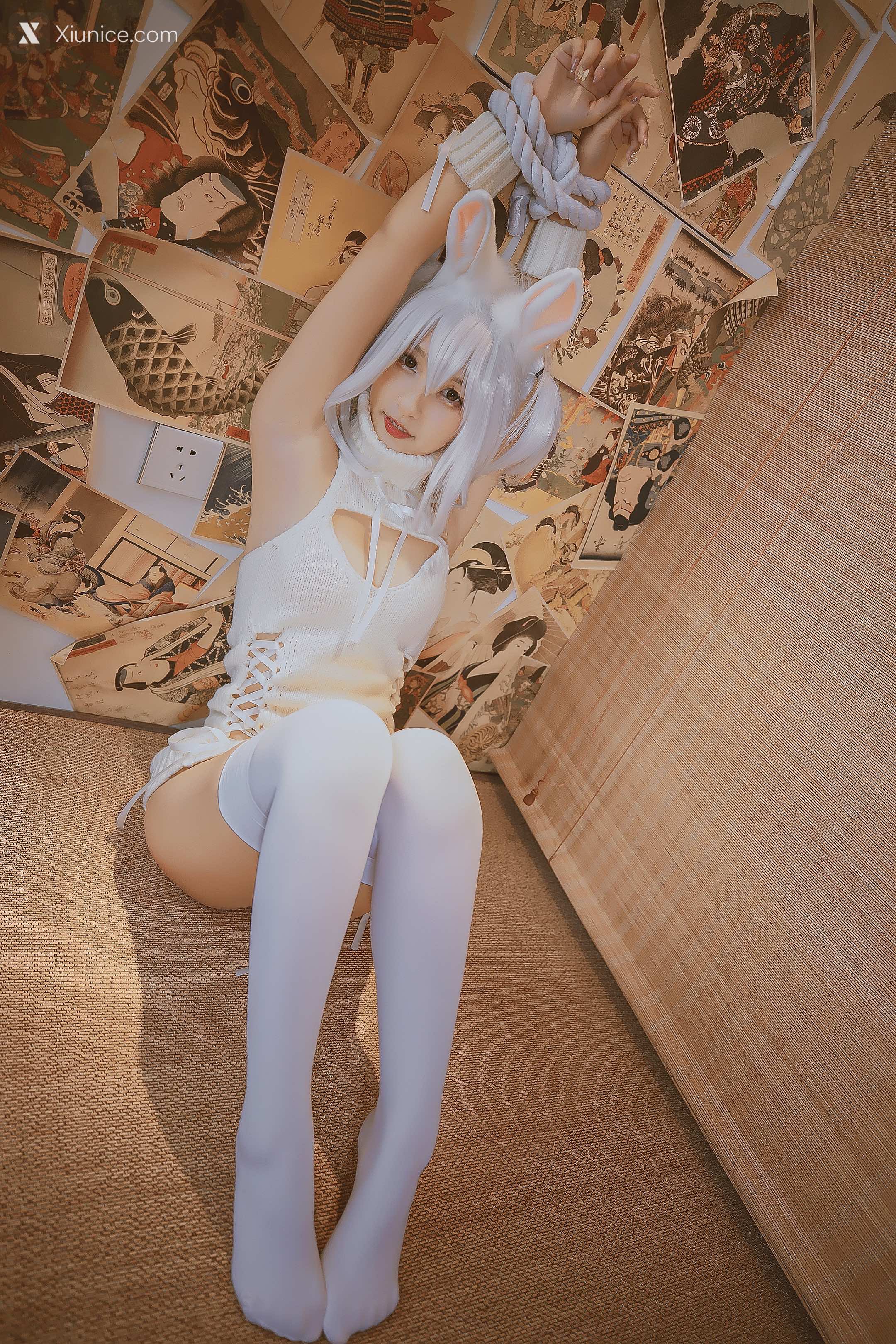 Coser@神楽坂真冬 Vol.034 危険な耳 狼妹&兔娘 第49张