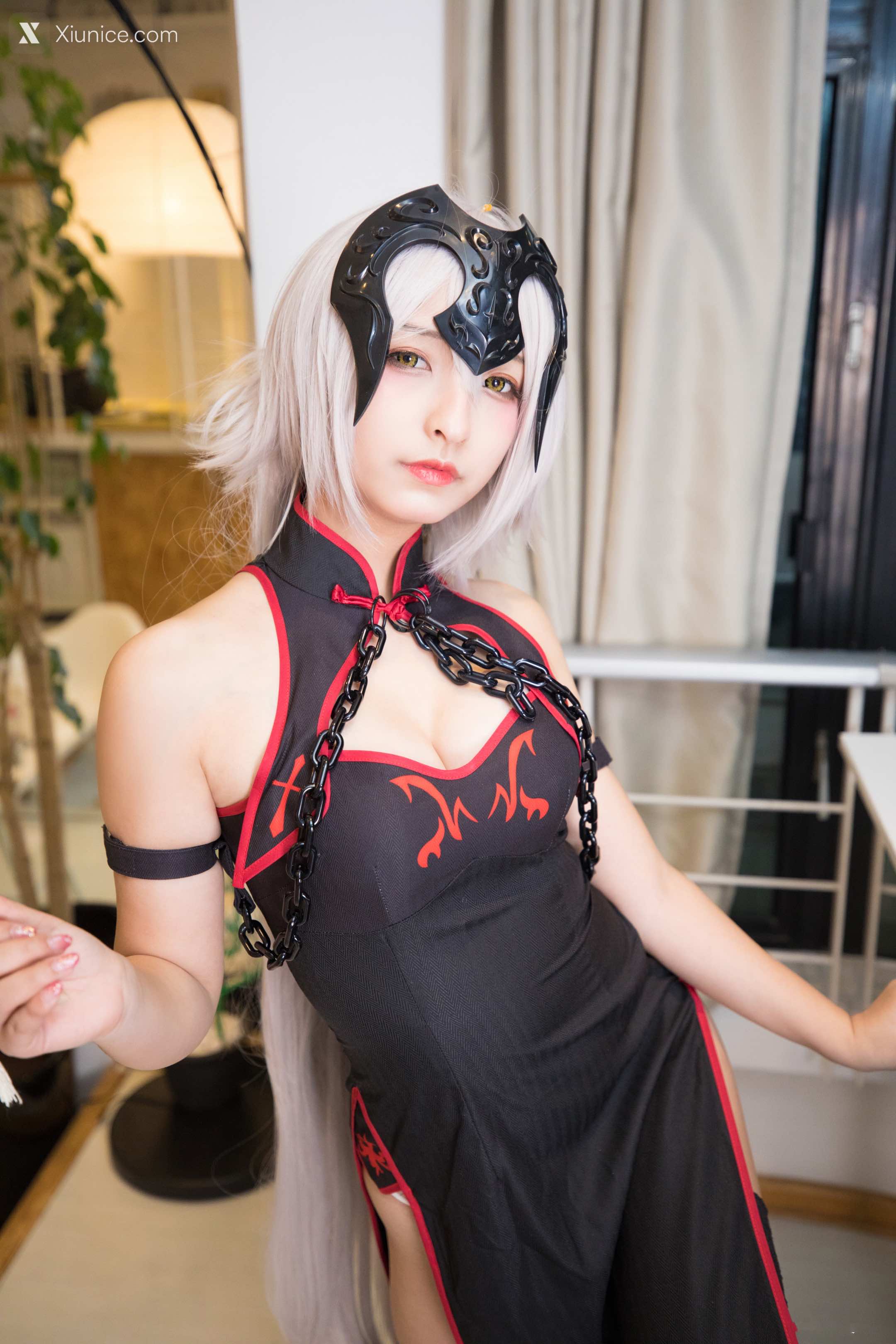 Coser@神楽坂真冬 Vol.037 电子相册-旗袍黑贞 第78张