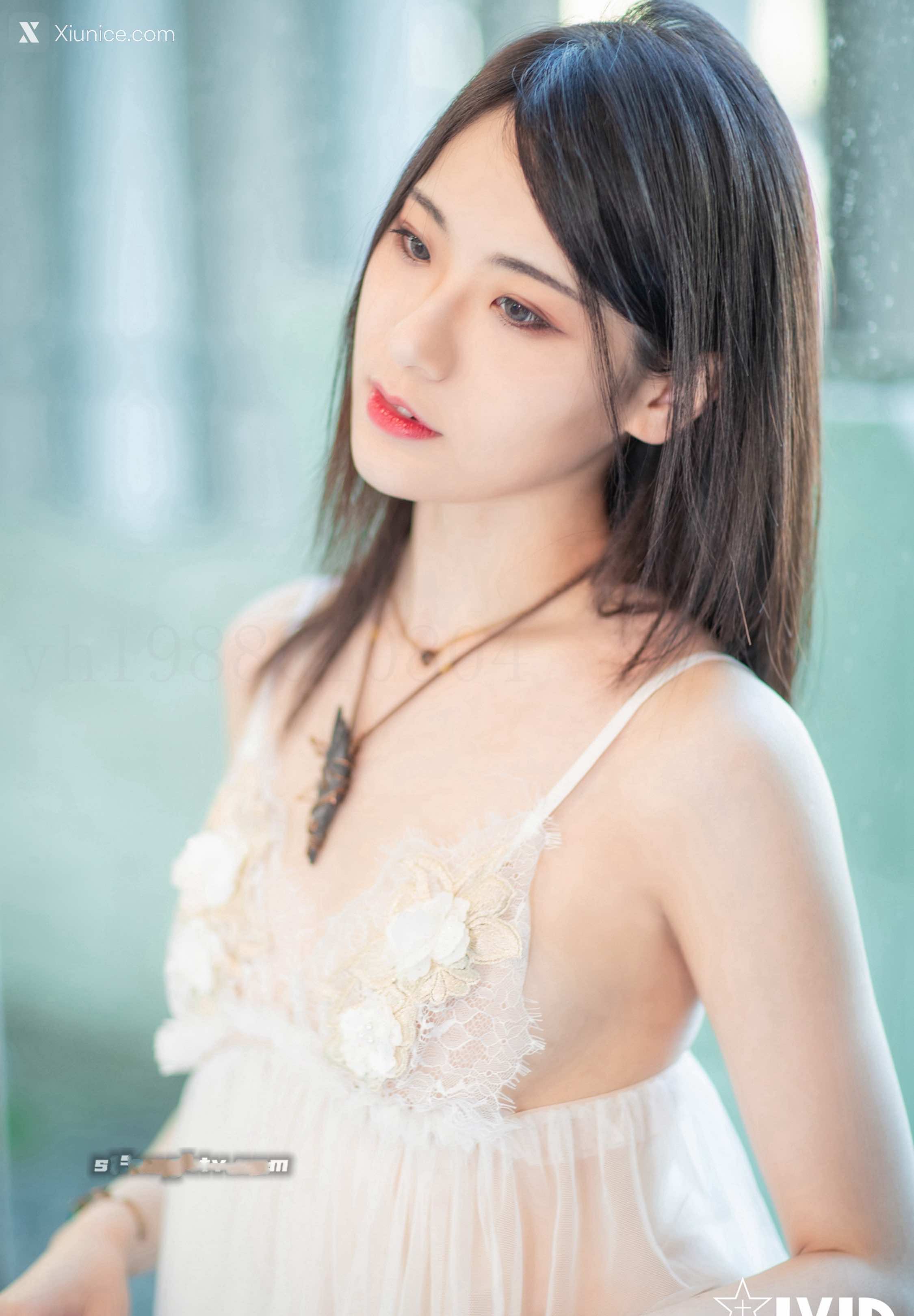 JVID – Ali-White lace pajamas 第25张