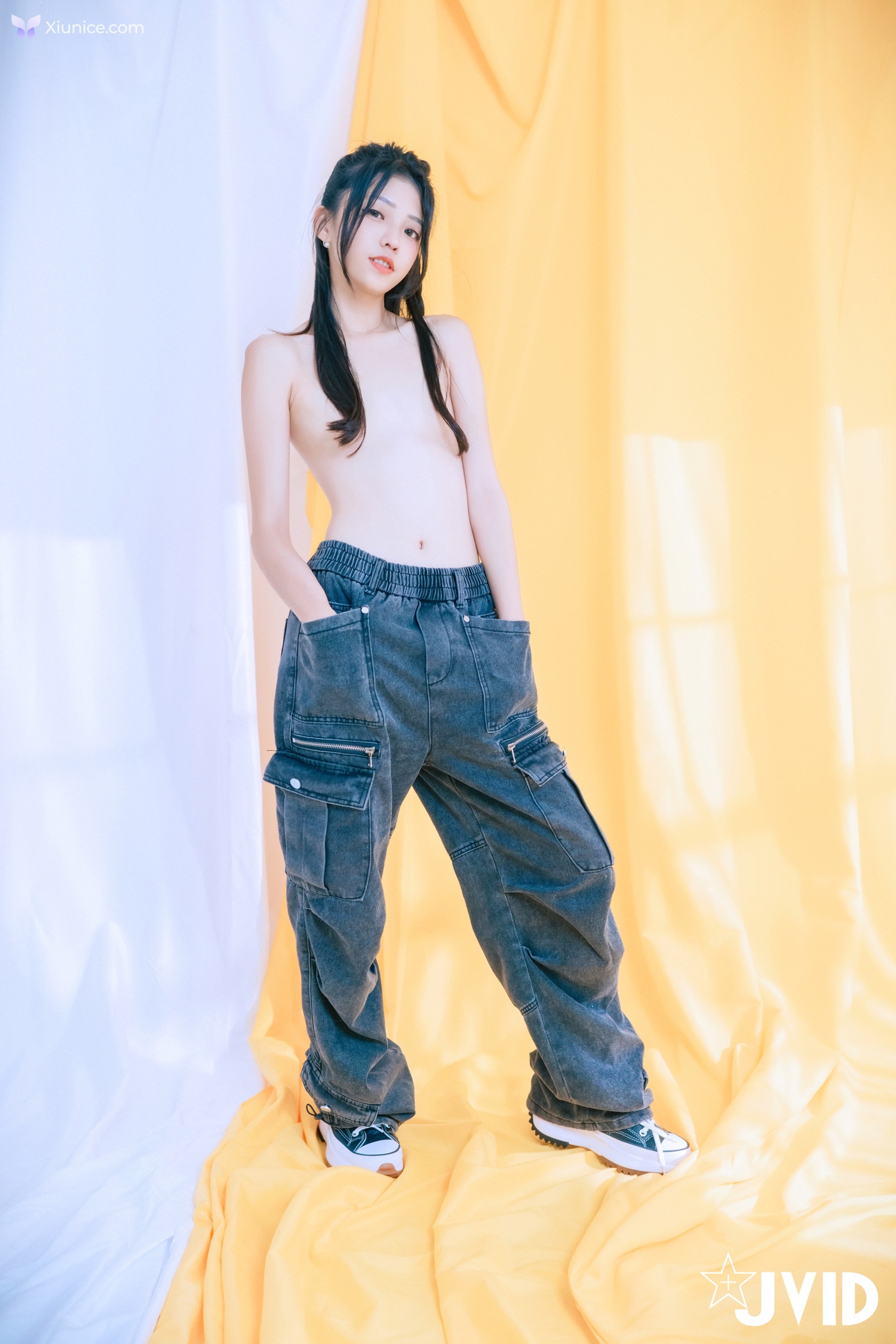 JVID 妍妍 Angel – 網拍模特兒の淺規則妍妍遭射淫師脅迫脫衣強拍裸照配合度太高反而引起射淫師邪念 第86张