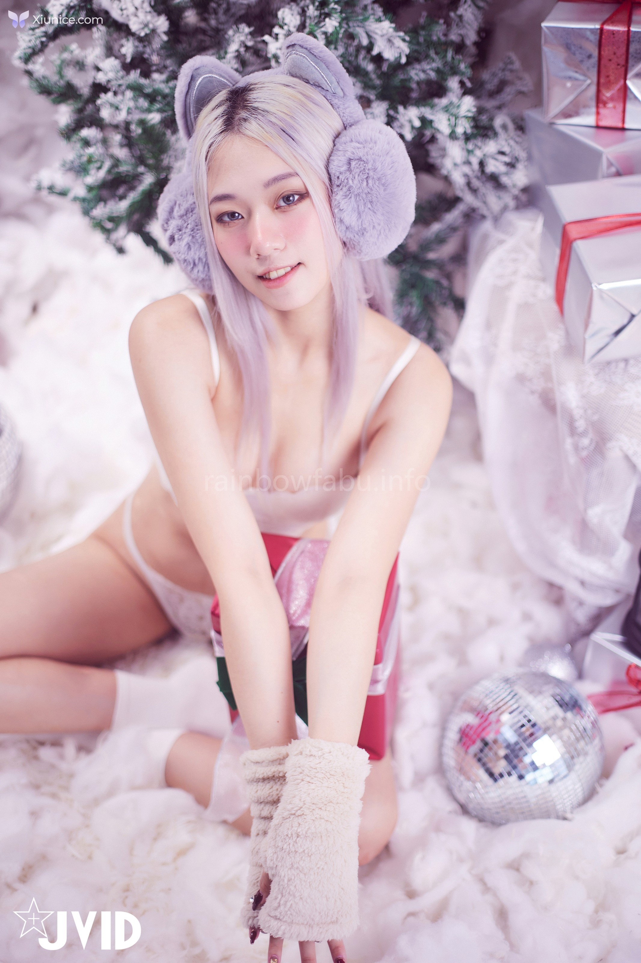 JVID Verna – 性感的愛死寂寞人雪女Verna陪你度過聖誕寒冬 第82张