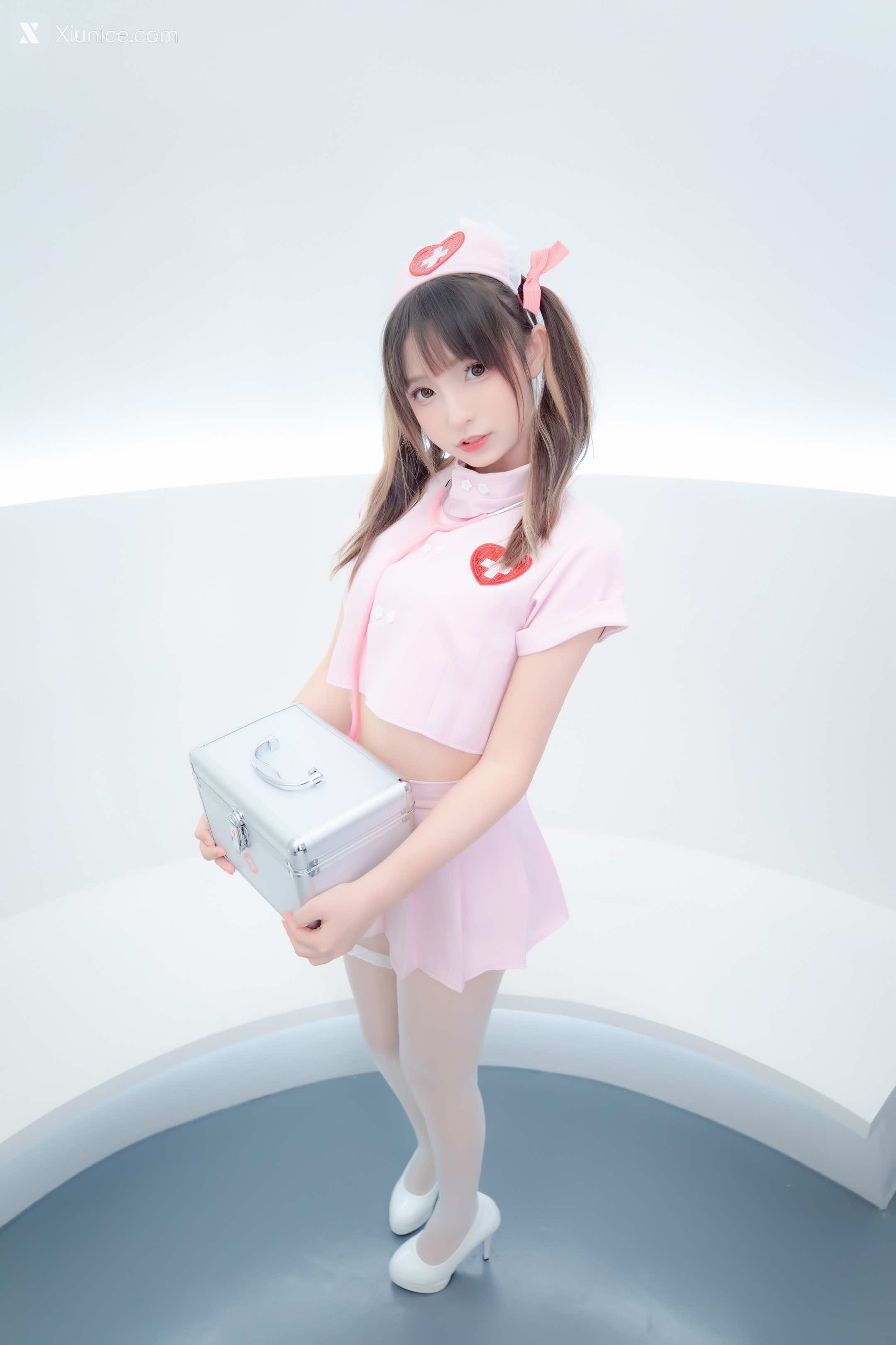 Coser@神楽坂真冬 Vol.084 绝对企画-白丝护士《心身バランス》 第65张