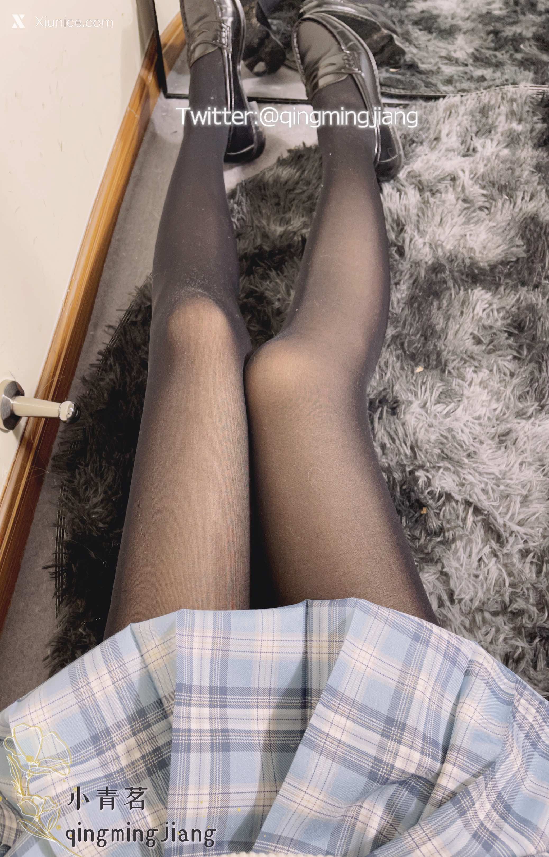 Coser@小青茗 蓝色JK学姐 第30张