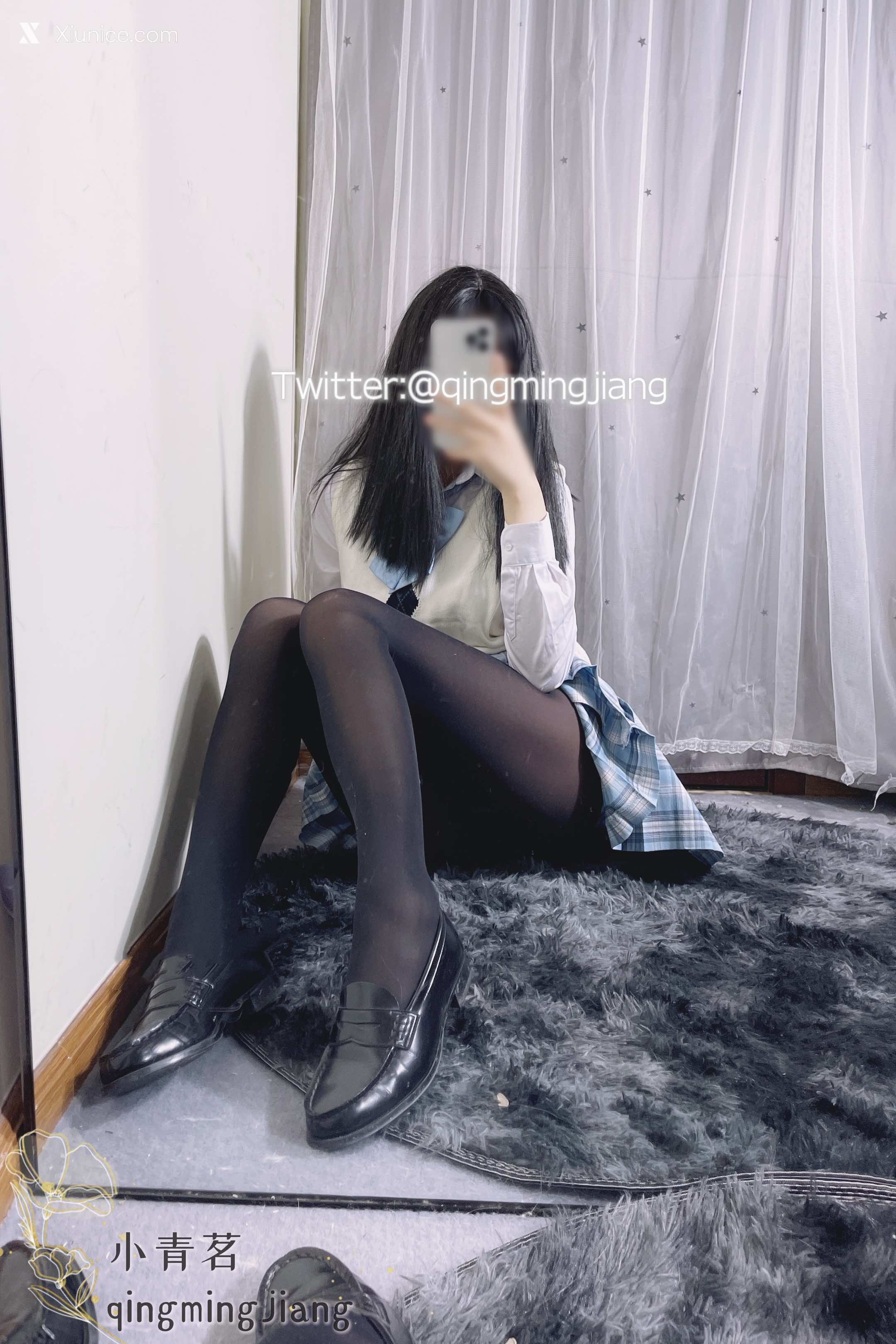 Coser@小青茗 蓝色JK学姐 第8张