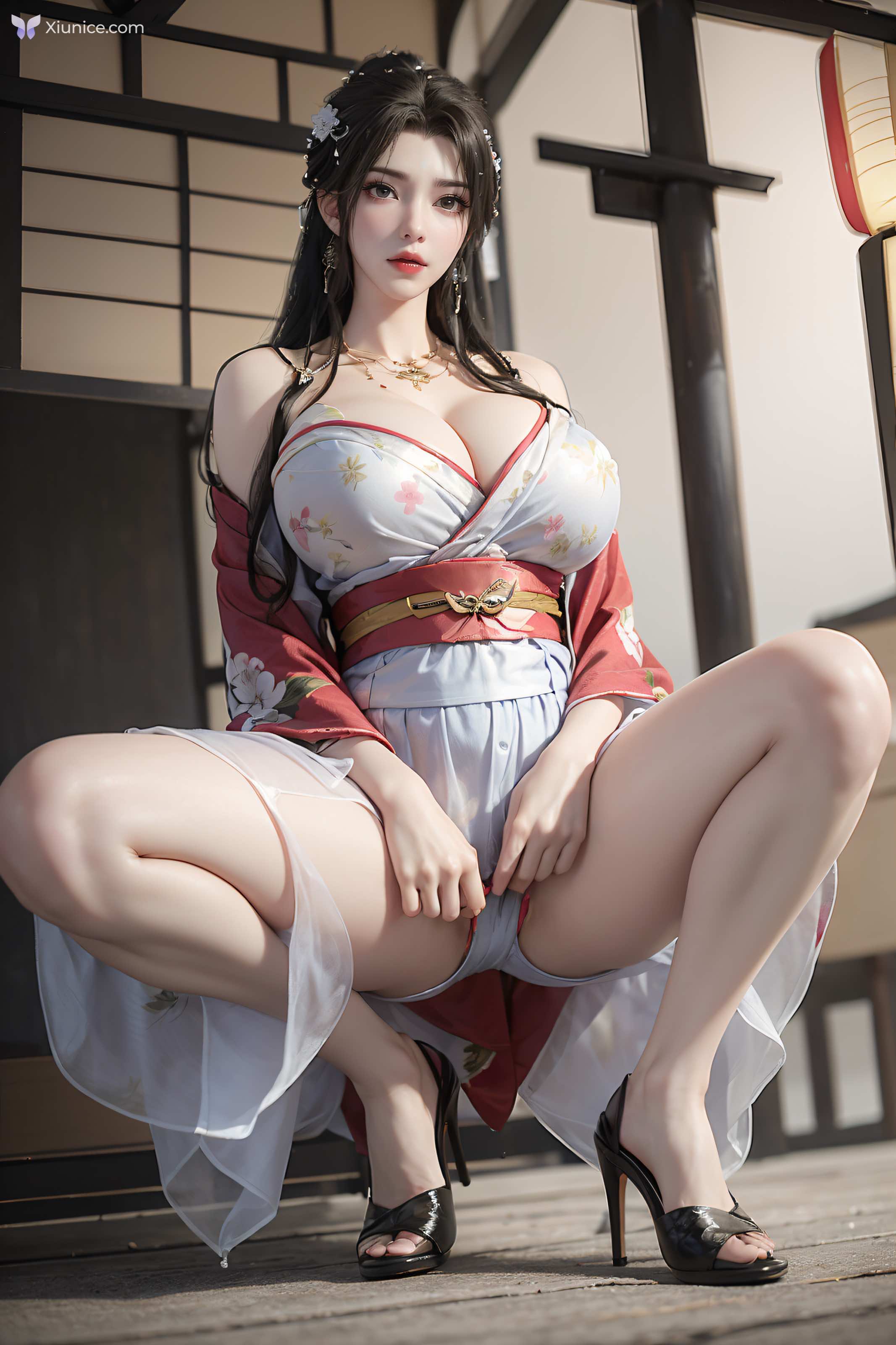 AI Girl 完美世界-清漪 和服吊带 第58张