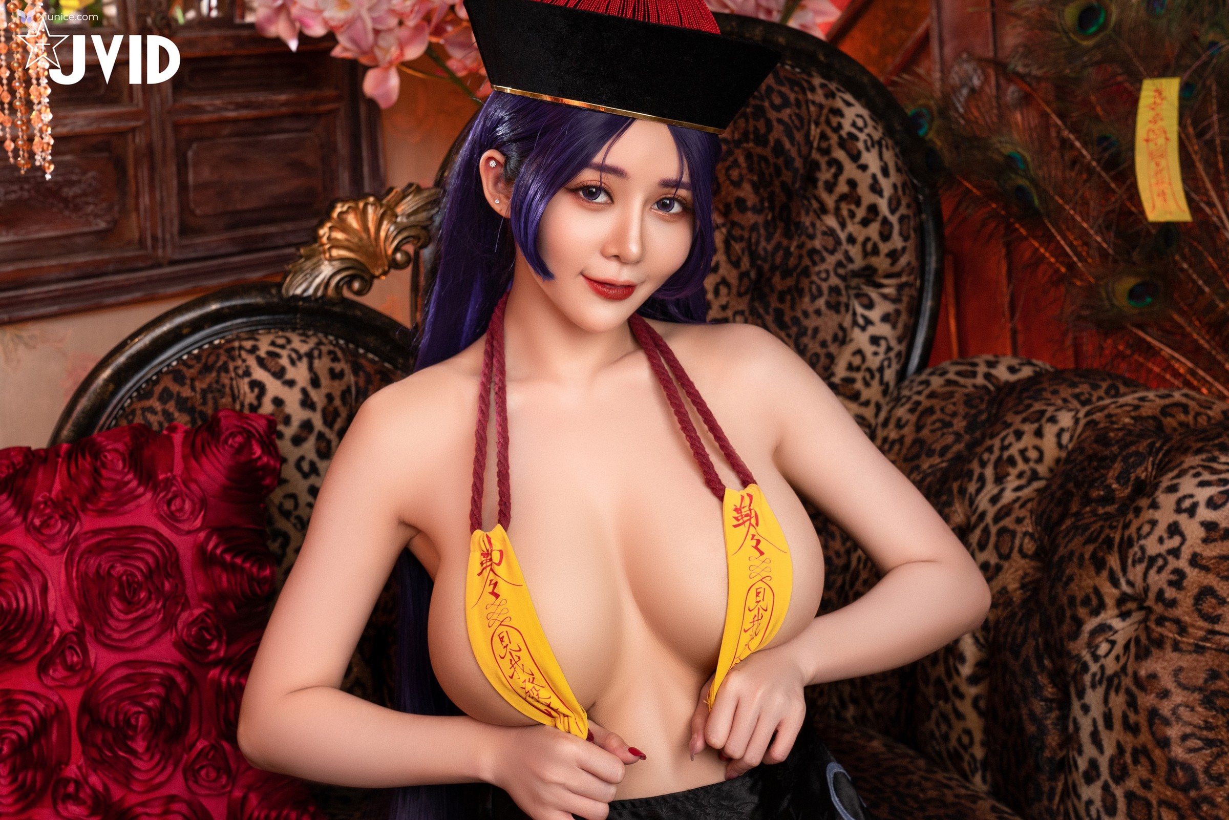 JVID 甜心幫 ღ 安希 – 菰蒲風動縱斜影殭屍奶光安希膣得液滿 第47张