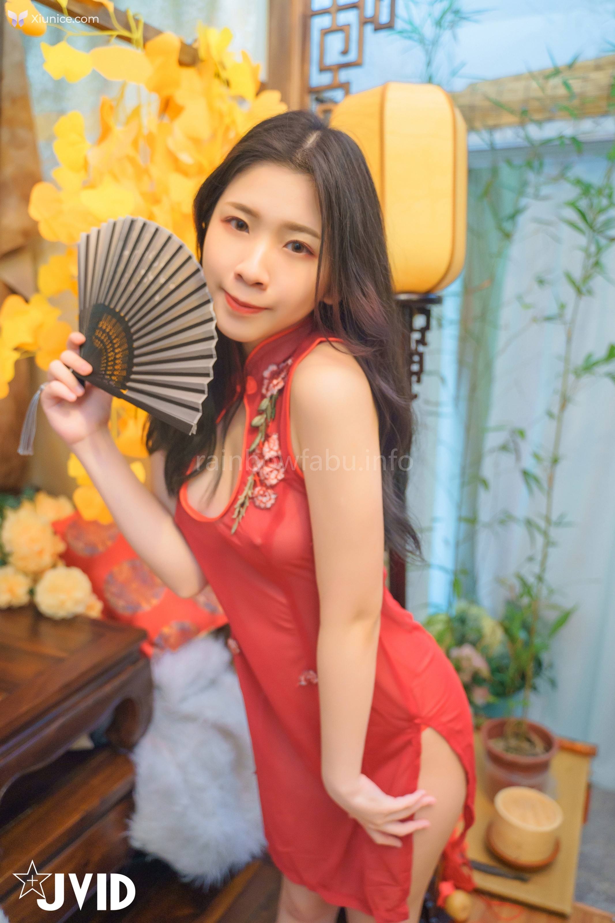 JVID 茶理 加加喵 Jamie – 賀歲特輯 鮑鮑換紅包哥哥爸爸在小穴射越多就可以領越多 第92张