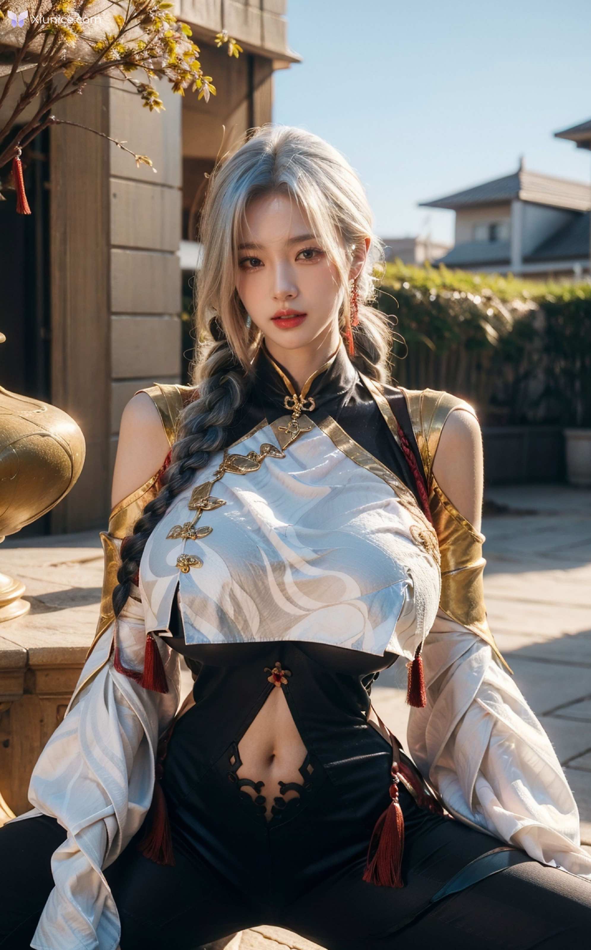 AI Girl 拟实画风-姐姐的剑灵COS 第126张