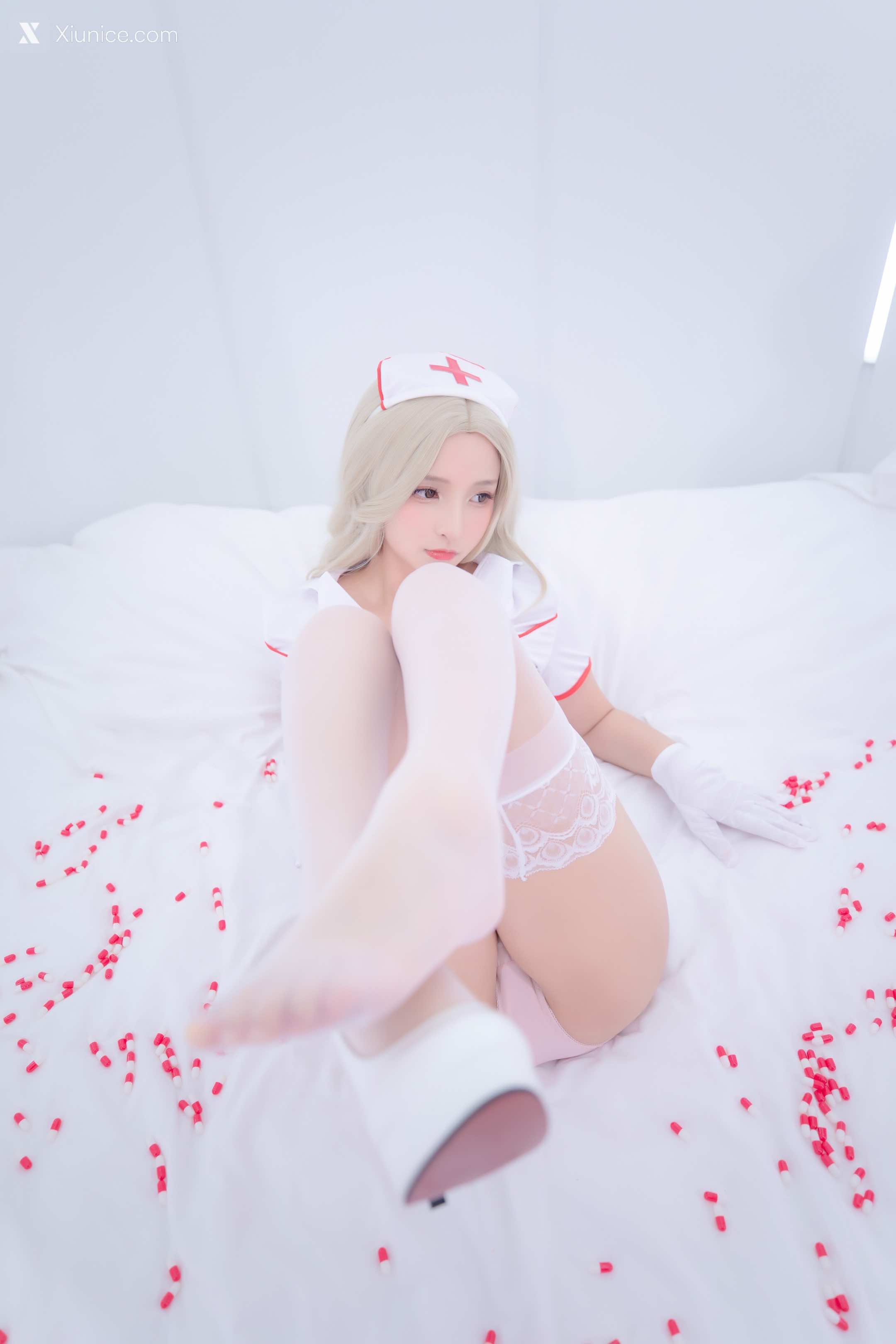 Coser@神楽坂真冬 Vol.084 绝对企画-白丝护士《心身バランス》 第103张