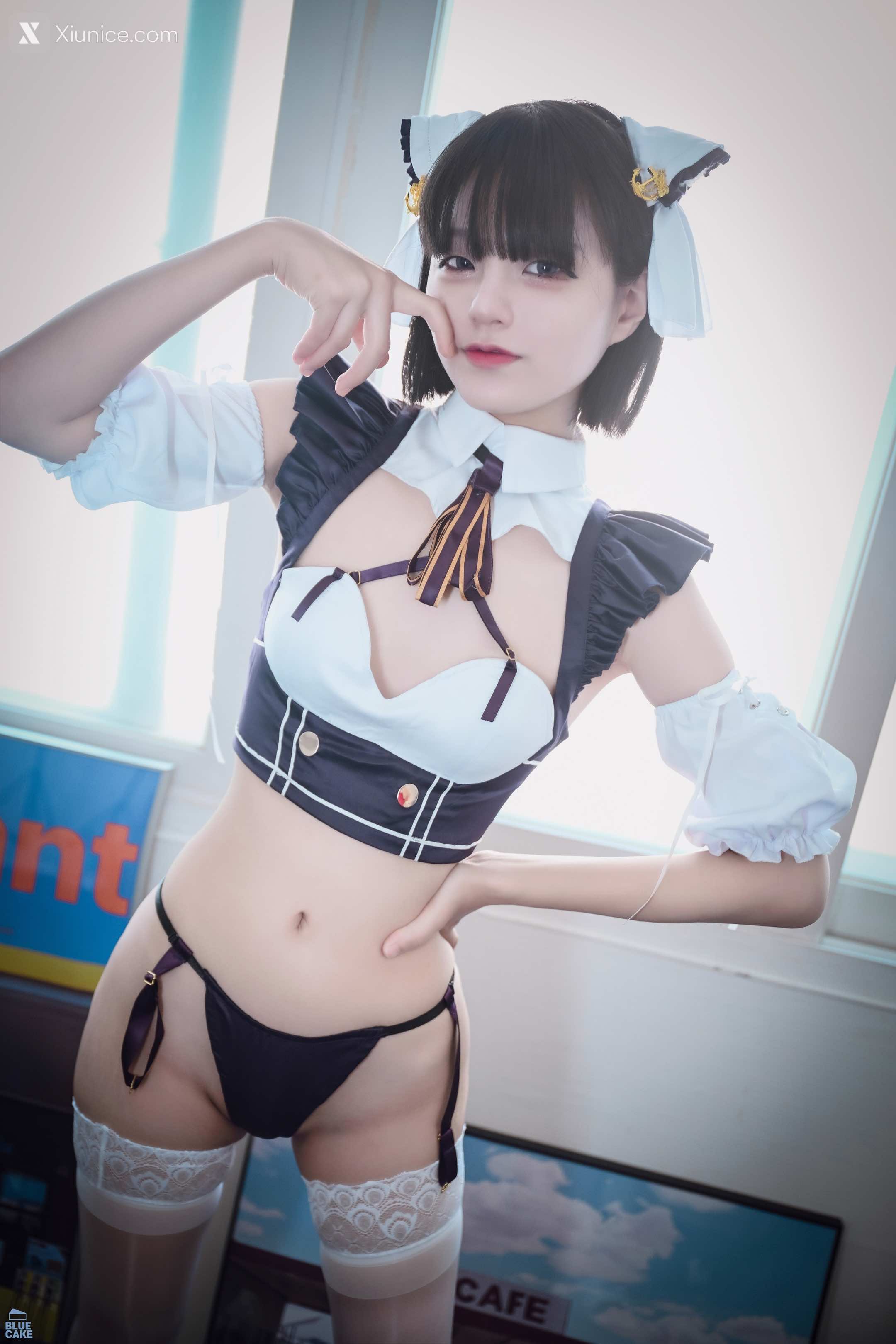 BLUECAKE Jeong Jenny (정제니) – Maid Cosplay 第8张