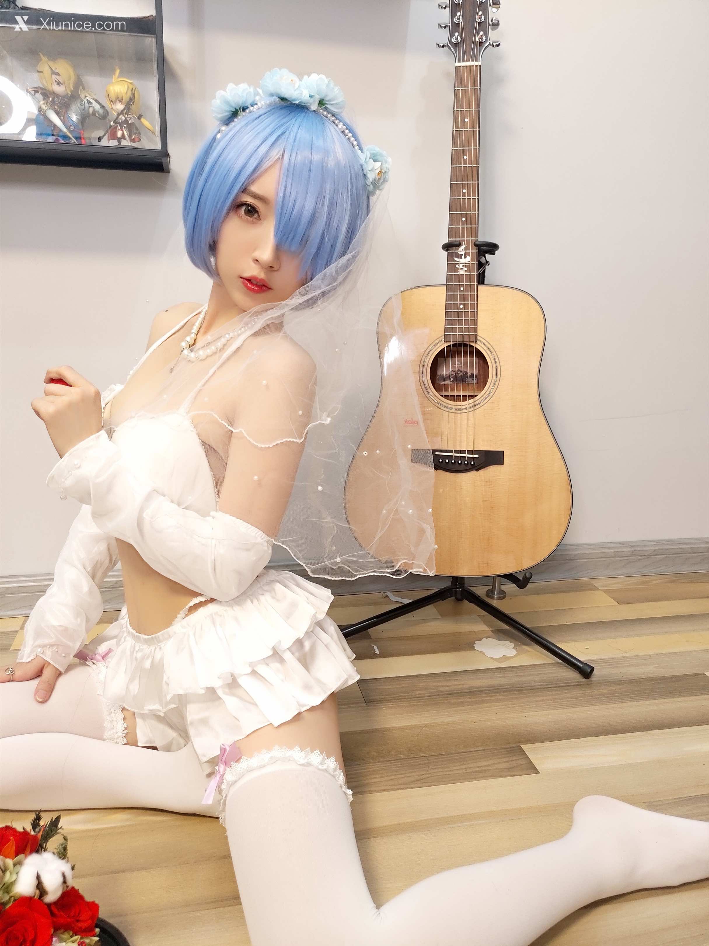 Coser@小女巫露娜 Vol.006 雷姆婚纱 第25张