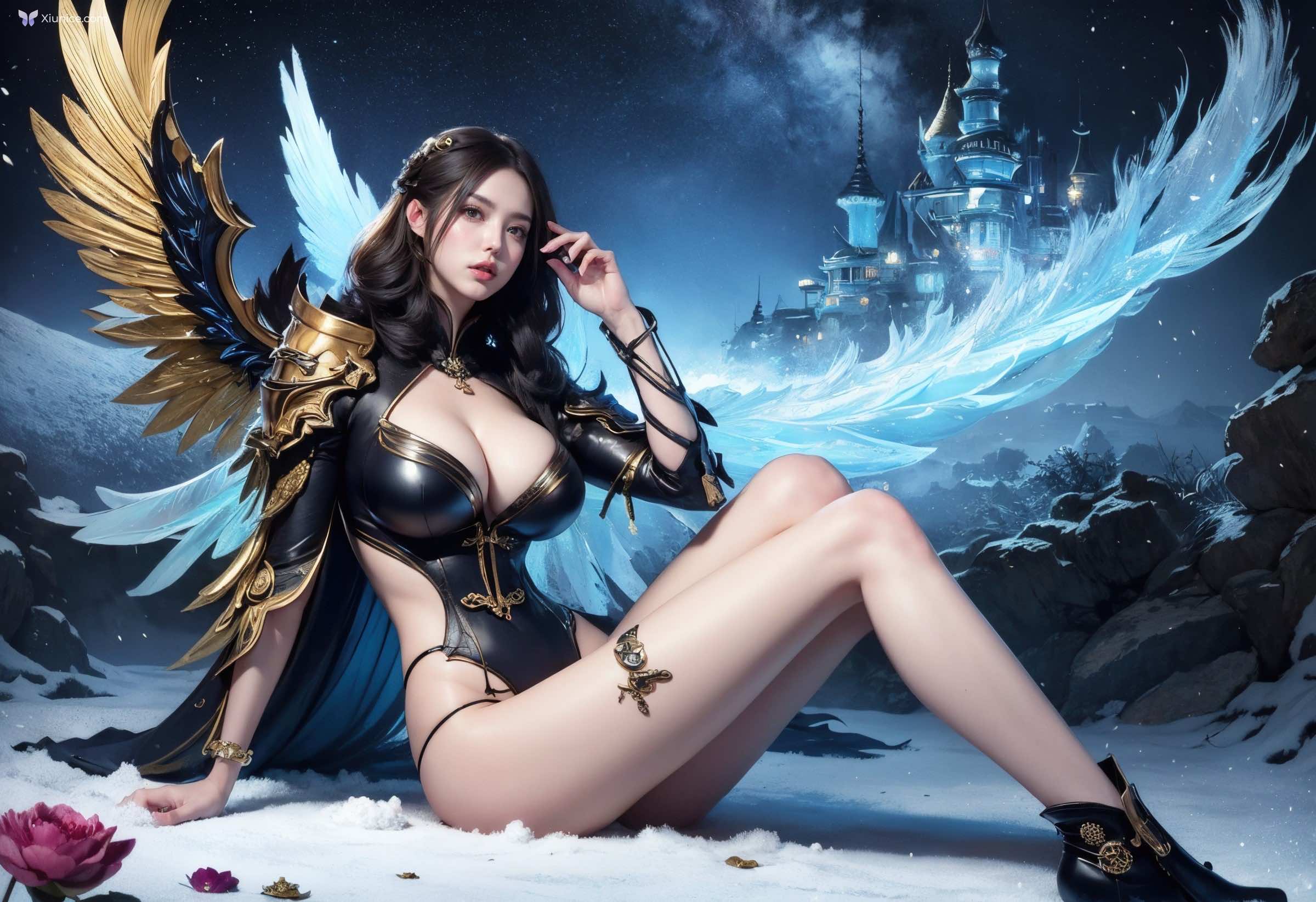 AI Girl 剑灵风格墨迹 第53张
