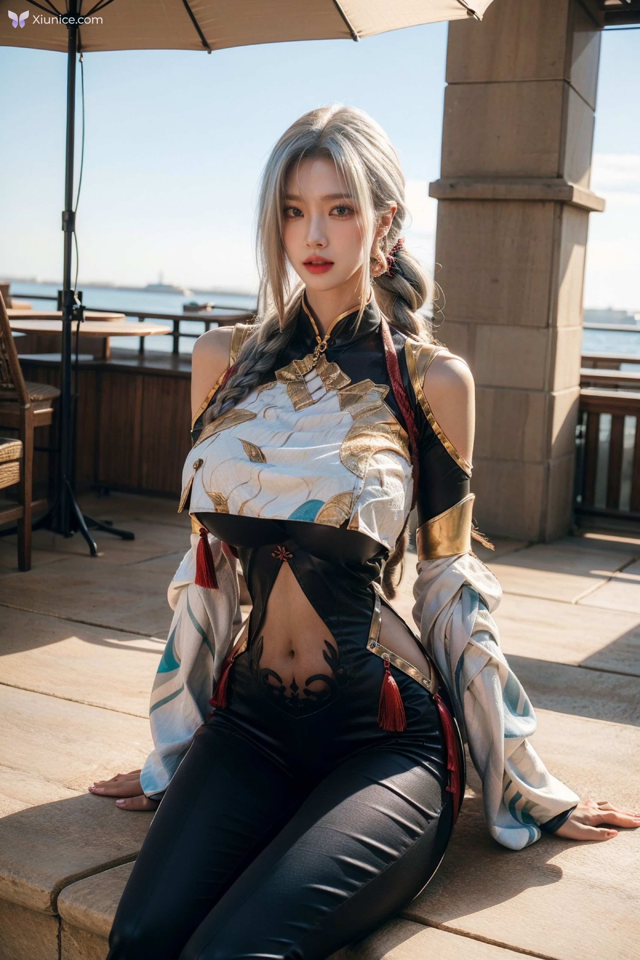 AI Girl 拟实画风-姐姐的剑灵COS 第109张