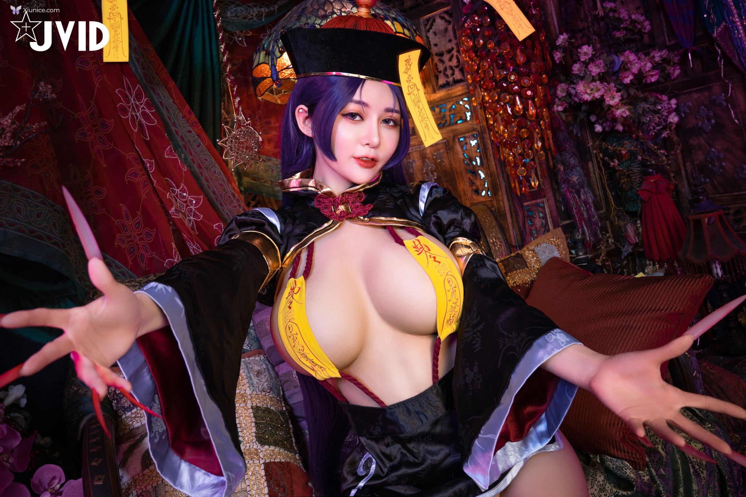 JVID 甜心幫 ღ 安希 – 菰蒲風動縱斜影殭屍奶光安希膣得液滿 第27张