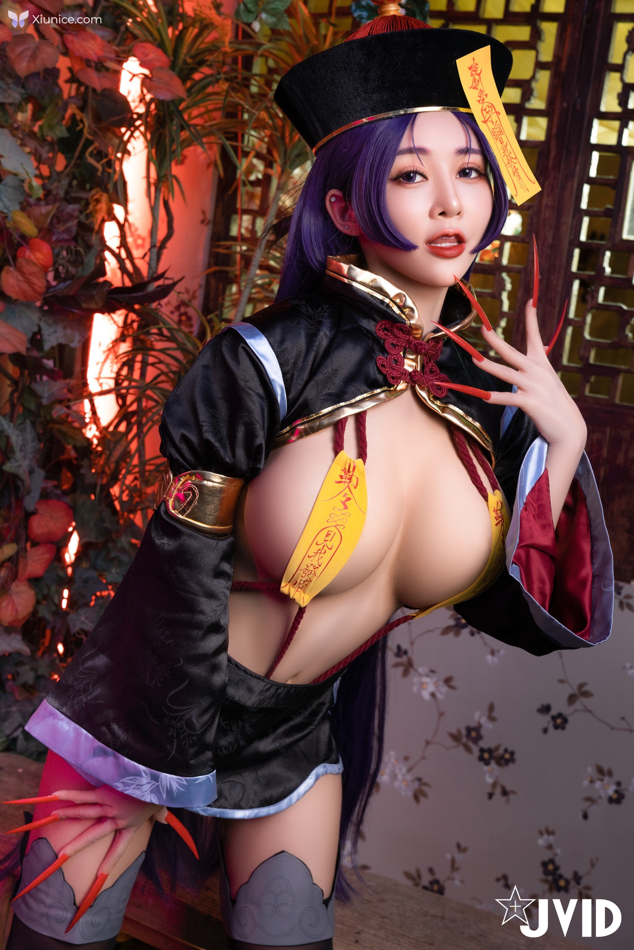 JVID 甜心幫 ღ 安希 – 菰蒲風動縱斜影殭屍奶光安希膣得液滿 第63张