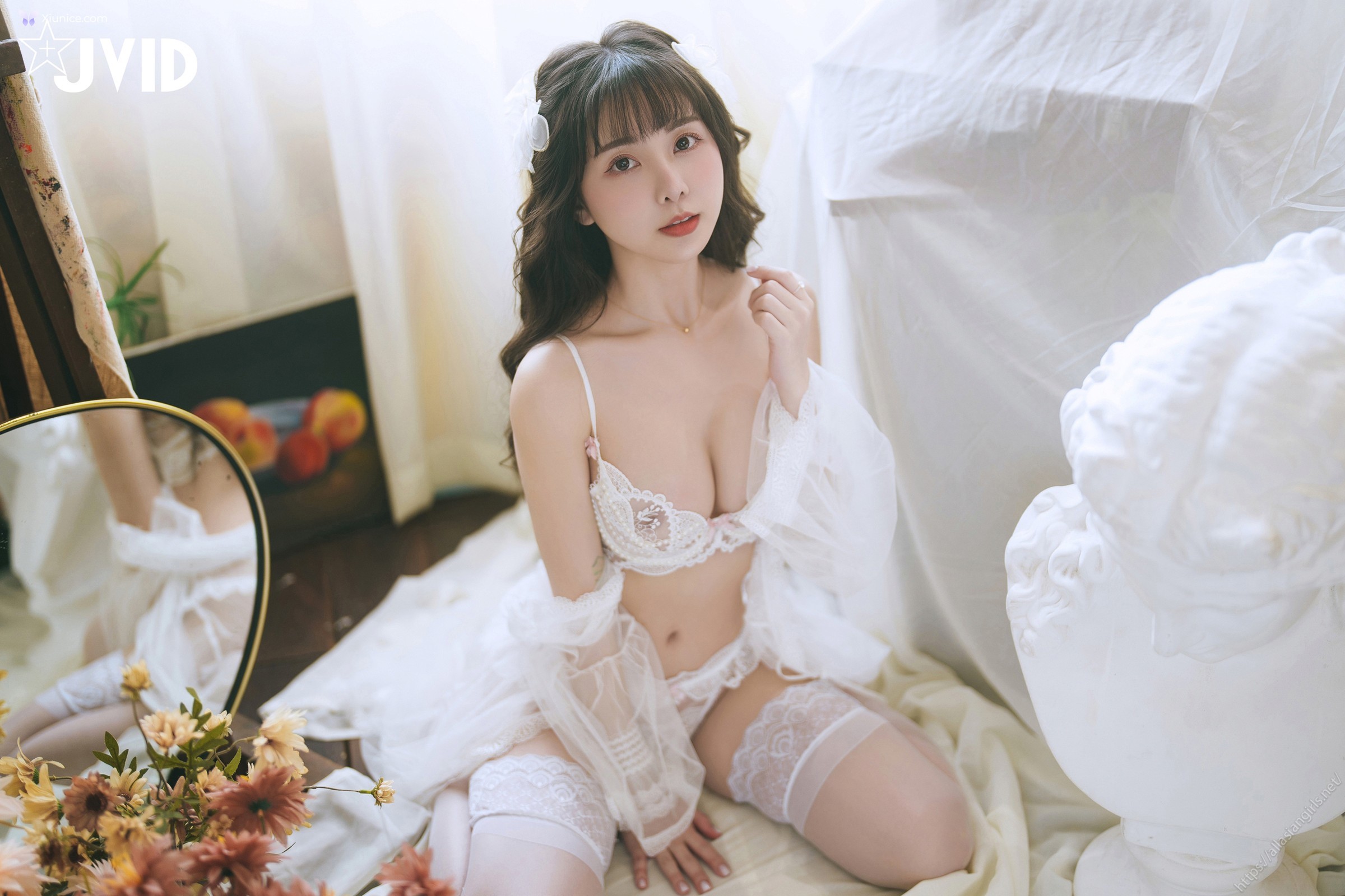 JVID 月台尼Tiny – 新尺度登場初嚐禁果解開情慾底線天然美乳Tiny化身夏娃與你一起纏綿 第9张